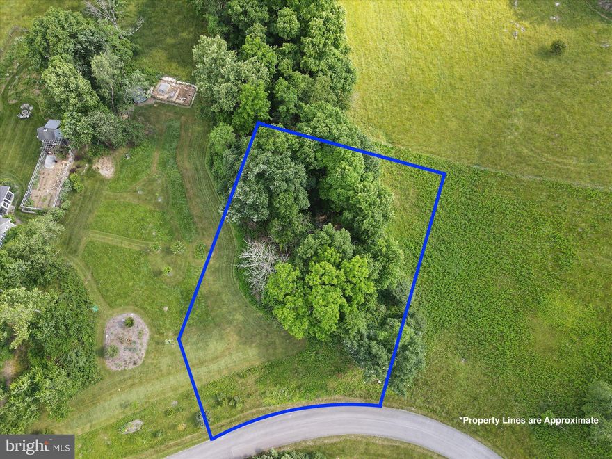 Welcome to Lot #9, North Hills, the final subdivision and one of the last remaining building lots in all of the Cress Creek community.  This lot adjoins a farm preserved with a conservation easement.   Seller is including a survey and civil drawings showing numerous house sites and driveway options.  All you need to do is pick a custom home builder to build this dream home for you.  For more information about North Hills, check out north hills at cress creek dot org.  Considering joining The Club at Cress Creek, a beautiful 18 hole championship golf course and the eastern panhandles only private golf and country club.  From their website:  "The course at Cress Creek is simply breathtaking. Experienced architect Robert Elder skillfully molded 112 acres of lush rolling terrain into a course that is challenging and rewarding. Reaching to the dramatic Potomac River cliffs, the course is punctuated with glistening ponds, rambling streams, white sand bunkers, elevated tees, and finely manicured bent grass greens."  Amenities of The Club also include dining, swimming and tennis.  For more information about The Club, check out cress creek dot com.