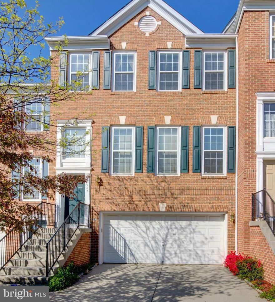 Large luxury TH - 3 bedrooms and 3.5 baths, over 2600 sq ft!   Bump-outs on every level. Huge Master BR w/ XL WIC. Master bath has separate jacuzzi tub with his/her sinks. Bright and open floor plan. Oversized two car garage with separate area for storage.  Located less than 2 miles from Dulles Town Center.  Shows well! Available 5/1.