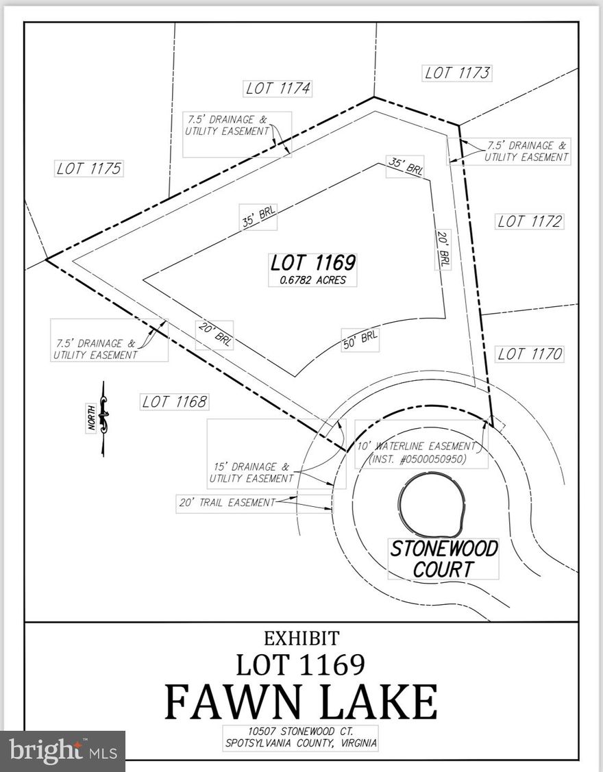 Rare opportunity to own one of the last remaining undeveloped lots in the prestigious neighborhood of Fawn Lake. Build your custom dream home on this .68 acre home site situated in a private cul-da-sac. No time restriction allows for the unique opportunity to design your perfect dream home in this amenity filled community. Enjoy the security of this luxury gated community complete with an Arnold Palmer designed 18 hole championship golf course! Come discover everyday resort style living in Fawn Lake!