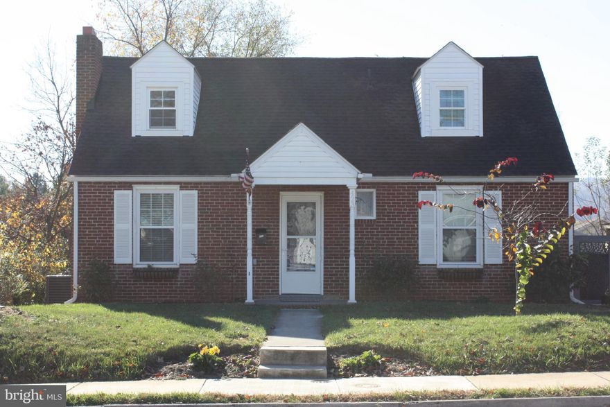 Offering an "In Town" Lifestyle! Check out all the conveniences of this adorable, all brick, updated Cape Cod located in the heart of the best that Front Royal has to offer. This updated brick single family offers a traditional floor plan with 3 bedrooms and 2 full bathrooms. On the main level you will find 2 bedrooms, the kitchen with eat-in area, a family room and a full bath. Upstairs is dedicated to a primary bedroom en suite. The partially finished basement offers 2 flex rooms, a small workshop, a laundry area, and some storage. The whole home has been freshly painted from top to bottom in warm neutral colors. The kitchen boasts easy to clean laminate floors, oak cabinets and white appliances including a brand new microwave, a large side by side refrigerator that offers an ice maker, garbage disposal, automatic dishwasher and electric stove. The primary bedroom suite offers privacy from the main level bedrooms and utilizes every inch of space with tons of storage from custom built-in nooks, closets, drawers and a dormer bench. This primary bedroom also offers a modern luxury private bathroom with dual vanity sink and ceramic tiled glass enclosed shower stall. The best feature of all in this bedroom suite is the huge walk-in closet with ample storage and separate dressing area. The full basement gives you room to expand. The two mostly finished flex rooms in the basement could serve perfectly as a theatre area, gaming room, exercise room, yoga studio, office or den. It's left to your imagination. There's tons of storage down here too with closets, shelving and more built-ins. Oh, and don't forget for those that like to tinker there's a small workshop with a work table and vice. The home has central A/C and Heat via a 3 years young Heat Pump. There is also a separate dedicated remote operated split heat and a/c system in the primary bedroom. All the windows have been replaced and the roof is about 3 years old. These combined updates make the home energy efficient. As for Hot Water, the home has a high-end, energy efficient gas tankless system. The backyard is fully fenced and all astro turf - so there's no mowing needed in this area. There's outside storage with one large shed. Hurry this adorable unit won't last....it's close to the Town Visitors Center and the Front Royal Trolley stops, making for easy trolley rides to the library, restaurants, shopping, Randolph Macon, local parks  & other recreation. You'll be so close to town that on warm summer nights you can sit outside on the covered back porch and listen to the soothing sounds of the downtown bands sponsored by the Blue Ridge Arts Council as part of its summer concert series at the Gazebo Gatherings. Landlord desires a two year lease. No Pets. Tenants are responsible for all utilities. W & D included. Online application fees can be paid through Rentspree. NVAR application must be submitted as well.