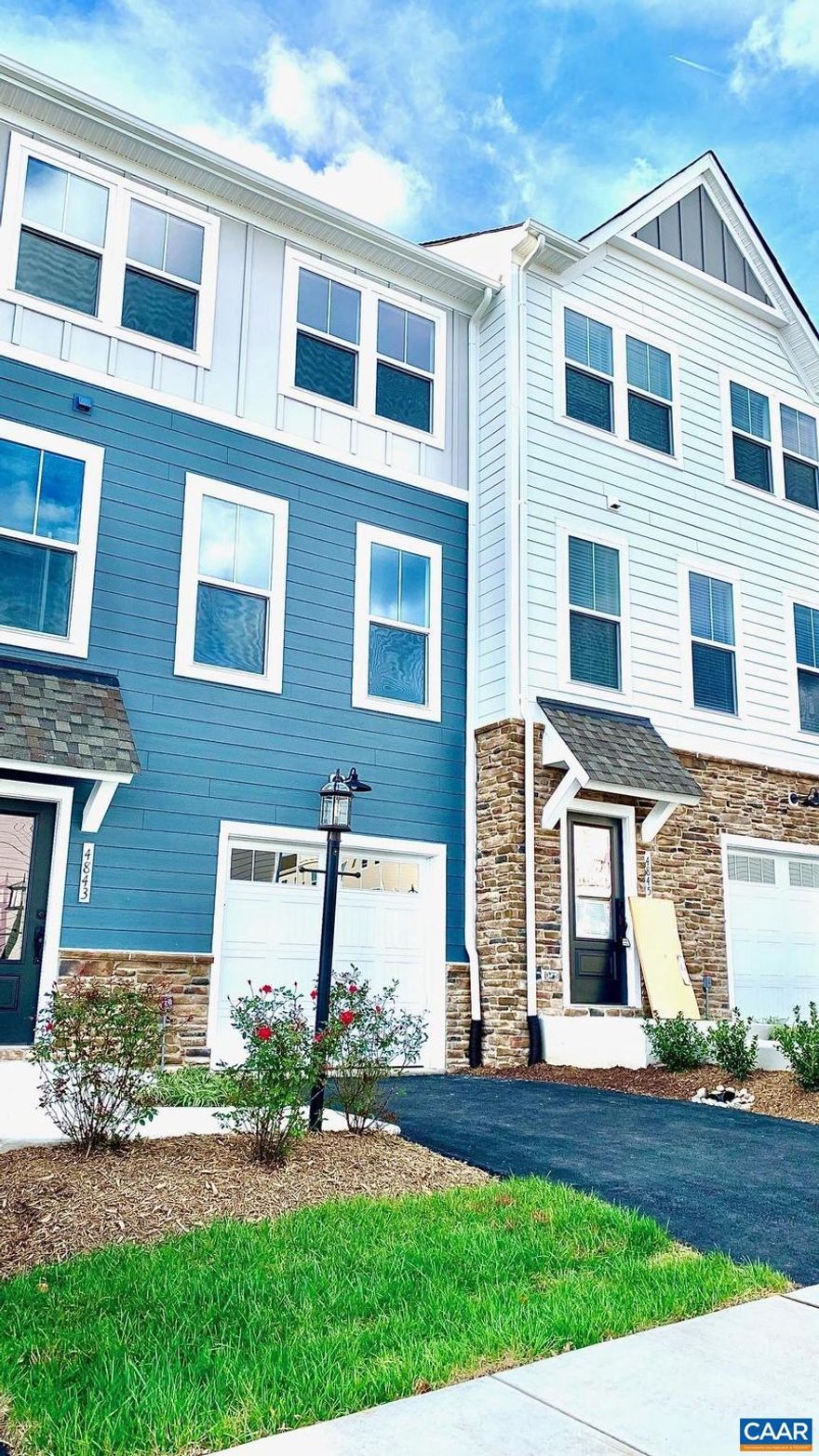 Available immediately - July 31, 2025, 10AM. Rent: $2,550/mo. + utilities. Cats and small dogs permitted with $500 pet deposit & negotiable monthly fee. The Pleasant Green sub-division has convenient access to pharmacy, library, market, and hardware store, restaurants and ice cream shops of Crozet. This spacious townhome is designed to make your life easier with low-maintenance finishes, thoughtful storage, neighborhood playgrounds and event space, warranty coverage, and a great location blocks from Downtown Crozet. A recreation room with full bath makes a perfect second living room or flexible guest space and opens to a backyard with mowing covered by the HOA. The open concept main-level is anchored by a sparkling white kitchen that will make you want to invite all your friends over, and you will have ample space to host! The dining area can hold a large table, with more seating at the 10' quartz kitchen island and plenty of room for lounging outside on the 10'X17' deck. Bedroom level laundry is steps from a generous primary suite with a quartz double-vanity bath. The house has Hardie siding, composite decking, Trane HVAC, new GE kitchen appliances, a passive radon mitigation system, and energy-efficient new construction.