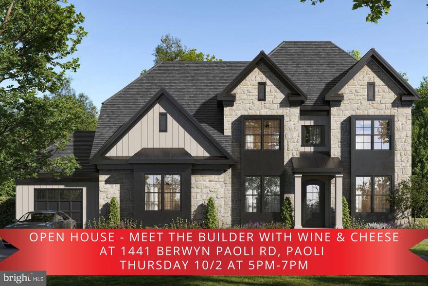 Zappitelli Homes is a custom homebuilder dedicated to bringing your vision to life—whether you want to design your dream home from the ground up or choose from one of our expertly crafted and well-loved floorplans.  Timber Mill is a private enclave of 5 estate homes on 1 acre plus homesites just outside of the West Chester Borough.
The Ombra is a custom-crafted residence that beautifully marries timeless European elegance with modern luxury, thoughtfully situated on over an acre of serene landscape in West Chester. Designed with architectural intention and built to the highest standards of craftsmanship, this home offers an unparalleled living experience, where sophistication, comfort, and flexibility meet. From the moment you step inside, you’ll feel the difference. With over 3,300 square feet of impeccably planned living space—and the ability to expand to over 4,400 square feet—The Ombra delivers a seamless blend of grand scale and refined detail. The main level features 10' ceilings, sunlit open spaces, and a dramatic two-story family room designed for effortless entertaining and everyday living alike. The gourmet kitchen is a true showpiece, boasting top-of-the-line Thermador appliances, 42” custom cabinetry with crown molding, and your choice of quartz or natural stone countertops. Built-in allowances for flooring, lighting, cabinetry, and more give you the freedom to personalize every detail without the typical upgrade charges—luxury, your way. Upstairs, the primary suite offers a peaceful escape, complete with a spa-inspired bath featuring a freestanding soaking tub, his and her vanities, a separate stall shower, a generous walk-in closet, and space to truly unwind.Three additional bedrooms on the second level include a guest suite with private bath and two bedrooms connected by a beautifully appointed Jack-and-Jill bathroom. Need more space? Customize the layout to suit your lifestyle. Add a fully equipped guest suite for a total of five bedrooms and four-and-a-half bathrooms. Outside, your expansive homesite offers the privacy and potential to create your dream outdoor oasis—whether it’s a pool, garden, or custom entertaining area. 

With an unbeatable location just minutes from the heart of downtown West Chester, you’ll enjoy the perfect balance of tranquility and convenience, close to award-winning restaurants, charming boutiques, nature trails, and premier private and public schools including Malvern Prep, Notre Dame Academy, and The Episcopal Academy. 

This isn’t just a new construction home—it’s a rare opportunity to own a luxury residence tailored to your vision, in one of Chester County’s most sought-after communities.  GPS - 301 Reservior Rd, West Chester
