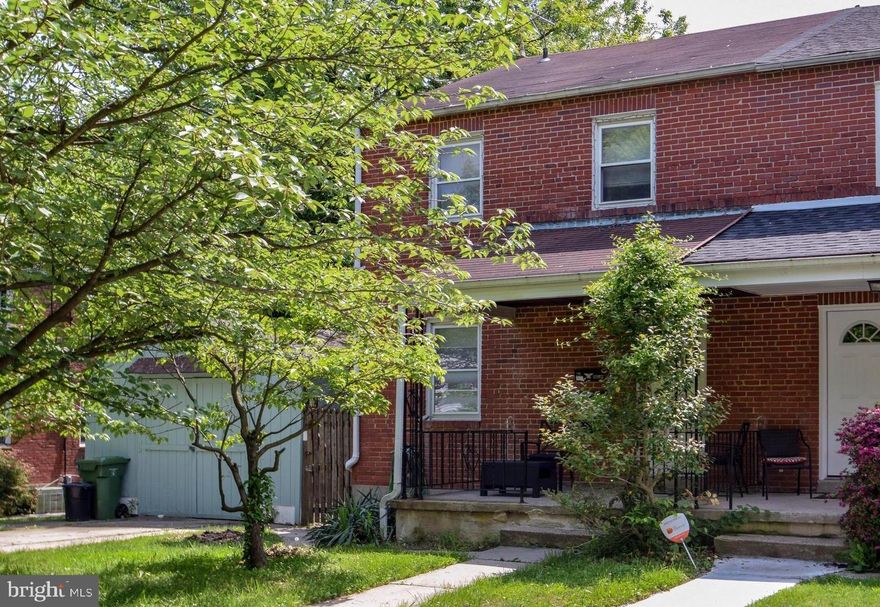 Attention investors!  Looking for an income-producing property?  Look no further.  This nice semi-detached home has (2) 1-bedroom apartments, both occupied by long-term tenants.  All apartments have been recently updated.  Finished basement could be additional living space. Could be combined with first floor unit and rented out together for increased income. Check with Baltimore City for allowable uses.  Detached garage could also be rented for additional income potential.  Property also offers plenty of on and off-street parking, a nice back yard, and an additional storage shed.  This house even backs to an organic farm!  2nd floor rental income is $725; 1st floor $700 (tenant takes care of grass and snow).  Tenants pay most utilities.  More interior photos to follow.