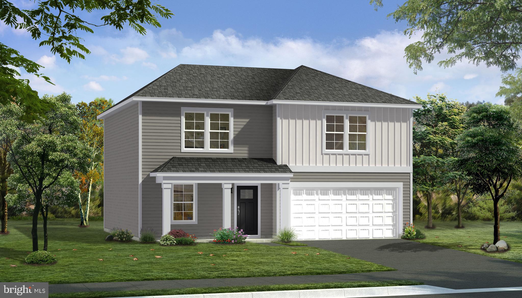 Check out this beautiful Whitehall II with front porch for added curb appeal.
Inside you'll find Luxury vinyl planks throughout the first floor with a generously sized family room, open concept layout into the Kitchen with gourmet appliances and 6' island. the dining area has a large space with pantry too! at the back you'll find a half bath with a flex room to suit all needs.
Upstairs you'll find 3 secondary bedrooms with a large hall bath. Laundry is on the second floor for added convenience. the owners bedroom is large with a ensuite bathroom with walk-in shower and dual vanity. the walk-in closet is massive too! The unfinished basement added for loads of storage or many other future uses with walkout door.*photos may not be of actual home. Photos may be of similar home/floorplan if home is under construction or if this is a base price listing.