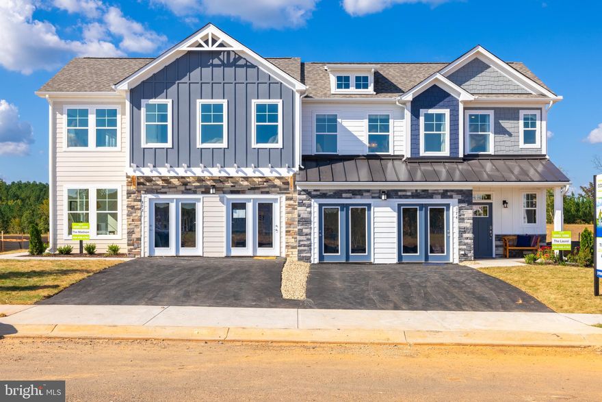 This former model home is MOVE-IN READY! The Laurel plan offers three bedrooms, 2.5 baths, and a two-car front-load garage. Beautiful and durable LVP flooring flows throughout the first-floor main living areas. As you enter, you’ll find a home office space tucked off the foyer. The heart of the home is the spacious kitchen, featuring a large center island, granite countertops, stainless steel appliances, and a pantry. The adjoining dining area features a chandelier and provides the perfect space for everyday living and entertaining. Natural light pours into the great room from several large windows overlooking the covered patio. A gas fireplace and a ceiling fan/light complete the great room. Tucked at the back of the home is the FIRST-FLOOR primary suite featuring a spacious walk-in closet, a tray ceiling, and an ensuite LUXURY bath with a curbless walk-in shower and a double vanity. A powder room for guests and a spacious laundry room complete the first floor. Upstairs, you'll find a spacious loft area with a ceiling fan/light. Bedroom two, featuring a walk-in closet, and bedroom three, offering a spacious double-door closet, share a full hall bath with a tub/shower combo. An unfinished storage area completes the second floor. Enjoy low-maintenance living just minutes from downtown Charlottesville in this gated community! All lawn maintenance is taken care of by the community, allowing you free time to pursue your passions
and enjoy all of the amazing amenities this community has to offer: a community pool, walking/biking trails, a clubhouse, a fitness center, and sports courts, including both tennis and pickleball. Enjoy close proximity to the Spring Creek Golf Course that flows throughout the community and access to The Tavern on the Green Restaurant that offers indoor and outdoor dining. Offering 24/7 security and an active community, Spring Creek is the home you've been looking for!