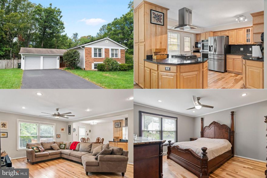 This beautifully renovated home in West Springfield Highschool district with no HOA will wow you from the moment you walk in. A well thought out main level renovation gave this home a fantastic floor plan full of natural light a chefs delight with a large island, tons of storage, double convection oven, corner sink and plenty of prep space. Whether coming in off the wrap around deck from grilling or preparing a feast this kitchen space is sure to be a delight. Beautiful hardwood flooring runs thought the entire home with 3 large bedrooms and two beautifully renovated  full baths on the upper level, custom closets and more. The  massive lower level offers 2 additional bedrooms and another beautiful full bath. A cozy gas fireplace and built ins make this the perfect entertaining space all year round. Outside you’ll find an enormous back yard complete with shed and a large tree deck. All renovations completed in the last few years along with recently installed solar panels offer you peace of mind and low cost living for many years to come. THIS HOME HAS  AN AMAZING ASSUMABLE MORTGAGE. Call for details ** Accepting Back up Offers **