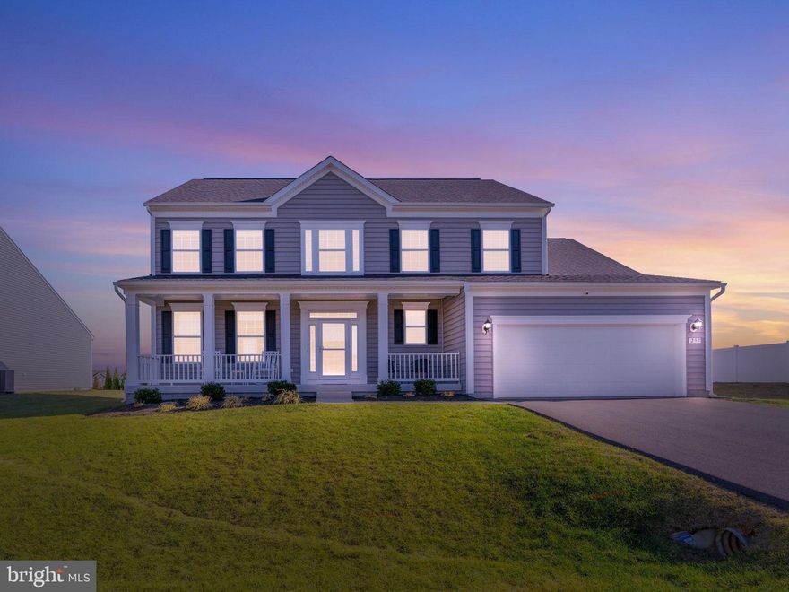 Welcome home to this stunning 4-bedroom, 2.5-bath home, situated in the highly desirable neighborhood of Springdale Farm in Gerrardstown, WV. This stunning home offers the perfect blend of style and functionality, featuring an open-concept design that is ideal for modern living and entertaining. The heart of the home is undoubtedly the gorgeous kitchen, with a large island that invites both family gatherings and socializing. The kitchen flows effortlessly into the spacious dining area and living room, creating a bright, welcoming space for everyday living. The main level also includes a versatile bonus room, currently used as a kids' playroom but perfect for an office, study, or additional living space. Convenience is key, with the laundry located just off the garage in a well-appointed mudroom, plus a half bath right near the entry. Upstairs, you'll find a  primary suite with a large walk-in closet and a beautifully designed en-suite bath. Three additional spacious bedrooms offer plenty of space for family or guests, with a second full bath located just down the hall. The unfinished basement provides ample storage space and is already plumbed for a bathroom, offering potential for future expansion and additional living space. This is one of the best located neighborhoods only five minutes from I-81. This home is a true standout – don’t miss the opportunity to make it yours!