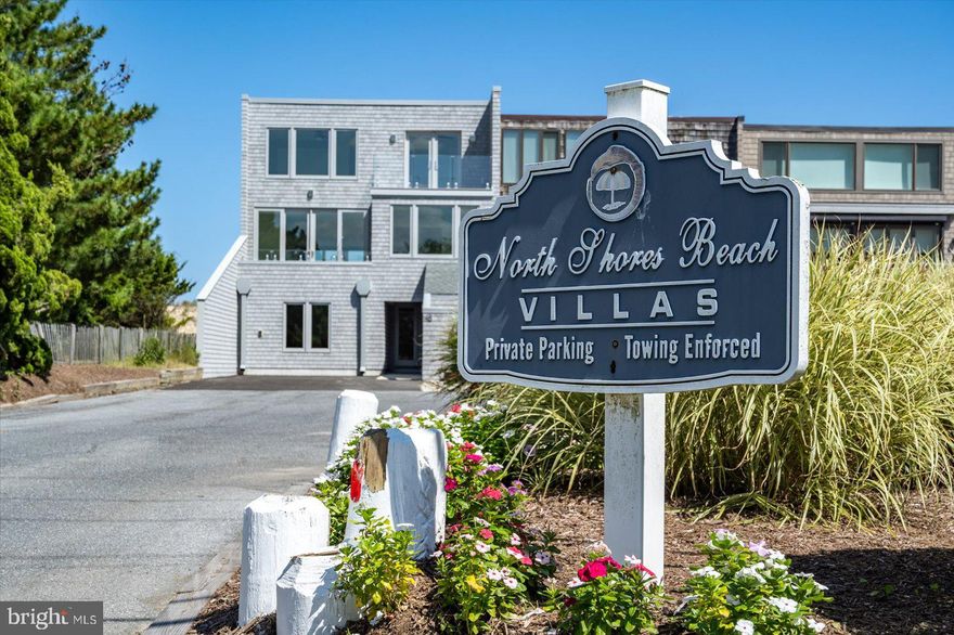 A must see & truly one of a kind oceanfront townhome in the highly desirable neighborhood of North Shores in Rehoboth Beach.  This end unit has been fully renovated from the studs out.  The open floor plan on the main level flows from the beautiful oceanfront views to wonderful sunsets.  Depending on how you want the layout to work for you it can be 5 to 6 bedrooms with 4 full bathrooms, stunning gourmet kitchen , wonderful one of a kind bathrooms and a oceanfront deck to enjoy and relax on with family and friends.  Enjoy the beach and all the community has to offer with private beach,  tennis courts and a swimming pool. Just a pedal away is the world class Gordon's Pond bike trail through the Delaware State Park.  Call today for your private tour.