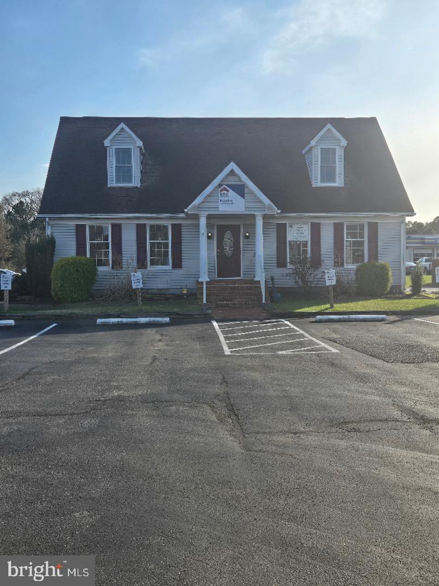 Tremendous Commercial Real Estate opportunity in one of Worcester Counties highest growth area. Situated in the heart of Ocean Pines. 130+- ft direct access to Rt 589. Signage included. Current leases in place and must be honored. Approximately 1.2 acres of commercial land that includes 2 buildings. Also in sale will be the transfer of 2 Edu's. As mentioned: Sale to include 2 buildings: main building is approximately 3000 +- sq ft. the building in the back which is also fully leased is approx 1800+- sq ft. All financials available thru listing agent. 24hrs needed for showings and all showings must be accompanied by Real estate Brokerage. Listing includes tax id 2403165388.