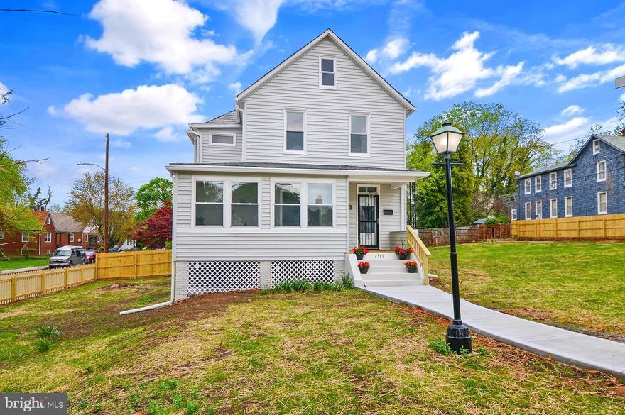 PRICE IMPROVEMENT !Don't miss the opportunity to own this beautiful colonial house. This property has all the amenities that you could want. It futures bright spaces and high ceilings. The Upper level offers three bedrooms and one bath. On the main level you will find the fourth bedroom with one bath, spacious kitchen with SS appliances and great sunroom. The lower level is fully finished too. Two parking spaces on the property and plenty of side parking. More than half acre fenced to create your desirable private space.Seller strongly prefers to use his title company Classic Settlements, LLC. The appraisal was performed and the report is available. Schedule your appointment call Sandra ( 941 ) 350-0709