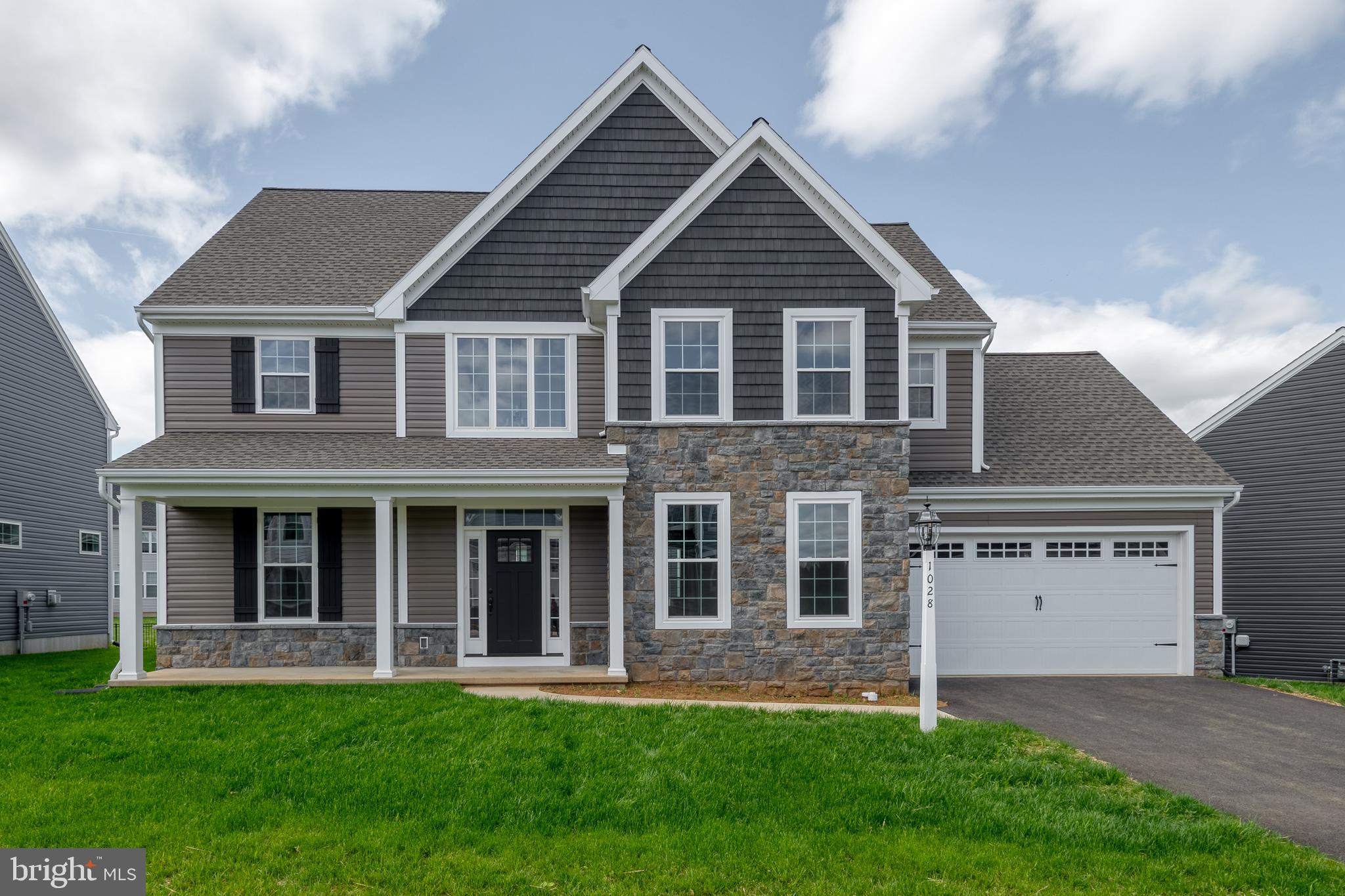 OPEN SATURDAY 6/7/2025 10:00am to 1:00 PM
NEW HOME - READY TO BE YOUR HOME
This beautiful NEW home constructed with pride by Horst & Son Home Builders is thoughtfully designed and features an open floor plan. The 2 story foyer says "Welcome" and invites you to the spacious Living Room with stone fireplace, wall of built-ins and wet bar with lovely tile backsplash and wall of windows. You can easily entertain friends and family with the openness of this great space. You'll love the beautiful kitchen, complete with under counter lighting, stainless appliances, island with quartz countertop and huge pantry. The separate dining room with shiplap accent wall is perfect for daily use or special family gatherings. There is a breakfast area which is adjacent to your relaxing covered rear patio. Enjoy the morning with your coffee or relaxation at the end of the day. The convenient mud room is equipped with built-in organizer and is perfectly located for a busy household and the first floor office features French doors and is a real bonus to keep your daily life running smoothly.
Upstairs there 4 generous-sized bedrooms, 2 full baths and convenient laundry. The primary bedroom suite offers 2 walk-in closets and is spacious yet intimate, a private place for quiet times. And the attached bathroom is bright and beautiful with tile walk-in shower, double sinks vanity, quartz countertop and luxurious tile floor.
Sitting on a nice mostly level lot in desirable Settlements East, you will appreciate the covered front porch and covered rear patio. Stroll the neighborhood and enjoy the convenient proximity of local schools, shopping and access to major routes.