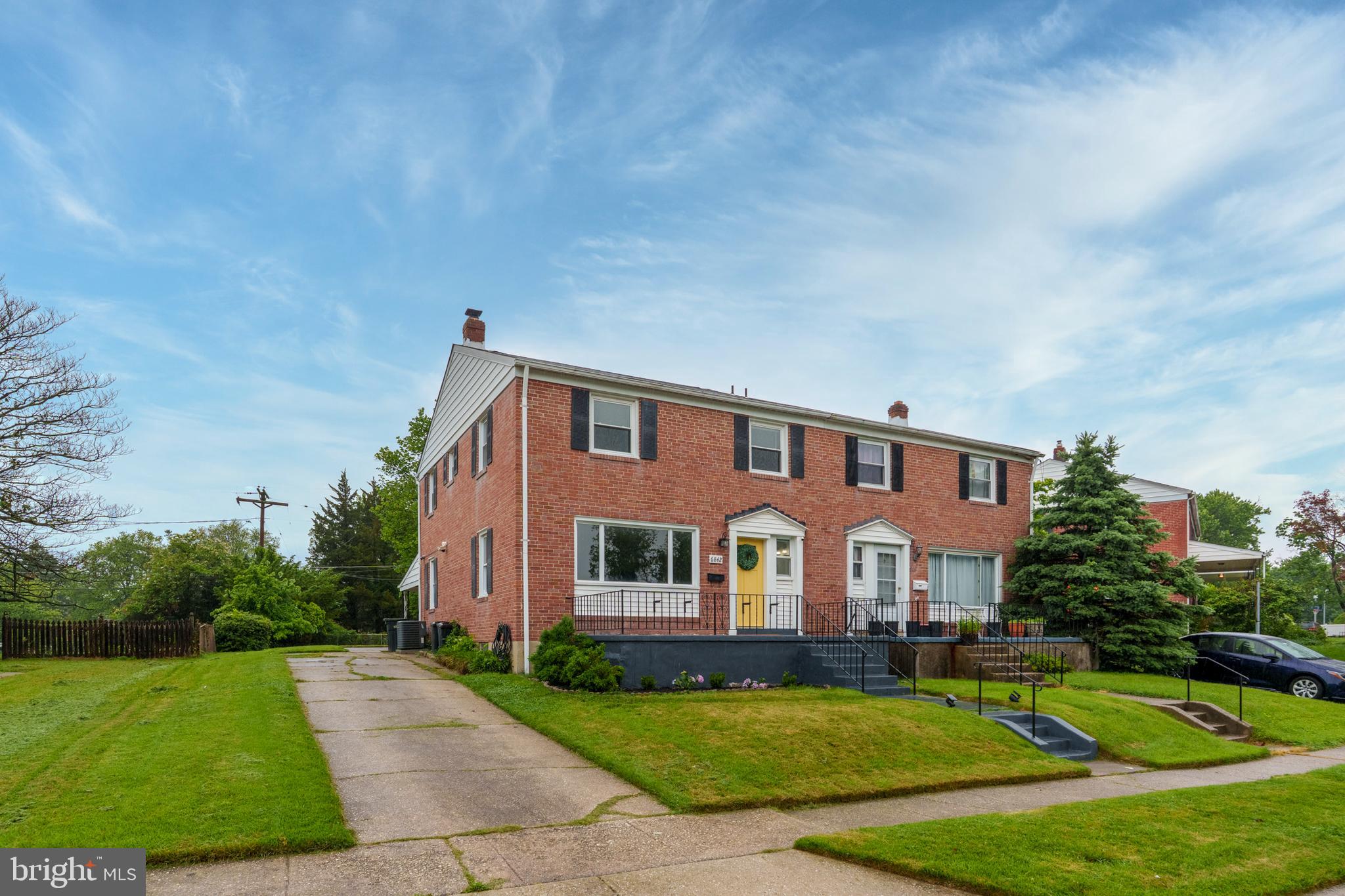 Charming Semi-Detached Brick Home Near Towson Town Center - Welcome to this beautifully maintained 4-bedroom, 1.5-bath semi-detached brick home in the sought-after Mayfield Community. Featuring a classic porch front and a paved driveway, this residence blends timeless charm with modern convenience just minutes from Towson Town Center, major highways, and local parks. Step inside to discover gleaming hardwood floors and an inviting open floor plan that’s perfect for everyday living and entertaining. The spacious living and dining areas flow seamlessly into the updated kitchen, making it a warm, welcoming space for family and friends. The fully finished basement offers a bonus office space—ideal for remote work or a quiet study area—alongside a cozy rec room perfect for movie nights or a home gym. Enjoy outdoor living with a fenced-in backyard, covered rear patio, and room for gardening, play, or relaxation. Whether you’re hosting guests or sipping coffee on the front porch, this home offers the perfect setting. Don’t miss this opportunity to own a move-in ready home in a well-established, walkable neighborhood with access to schools, shopping, and all the amenities of Towson. Schedule your showing today!