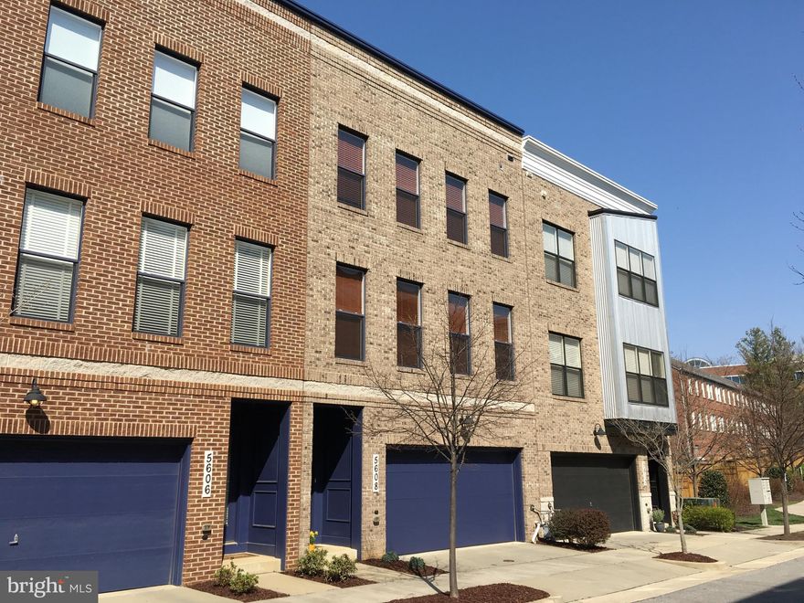 Rare Matisse EYA townhome in the Arts District w/ 4 BRs, 3.5 BAs, & 2-car garage. Open main level w/ hardwoods throughout & kitchen w/ stainless, granite & very large island. Entertain w/ 4th floor flex area, roof deck & backyard space. HOA incl. pool, gym & shuttle to PG Plaza metro. Close to transit & walkable to shops, Busboys & Poets, YES! Organic & Whole Foods. 1 yr home warranty included.