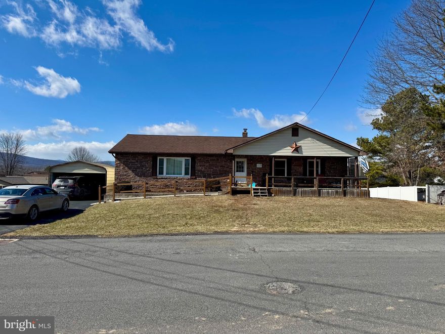 Don't miss out on this charming stone front house nestled in the heart of town. This beautiful home features a spacious living room with large front windows for all the natural light.  With an open kitchen and dining room, entertaining is a breeze.  With 3 beds and 2 baths, there is enough room for everyone. Are you looking for single floor living? Just bring the laundry upstairs because the hook ups are there and ready! This home has an amazing den space in the basement that is heated with its own oil furnace and has a half bath for all your movie nights! This home has all the things you are looking for with a location you will love!