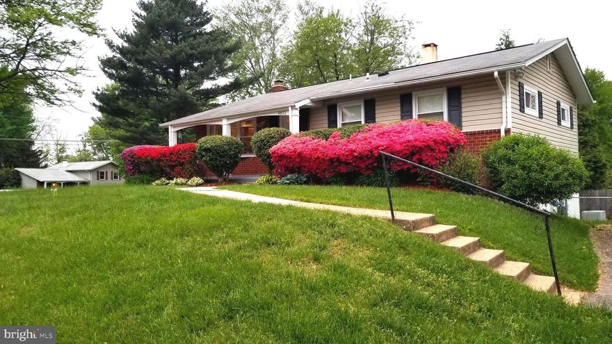 Beautiful rambler with basement on a large corner lot. Lots of parking space on and off street due to corner lot. All baths updated / basement bath fully remodeled with subway style tiles. Updated kitchen cabinets and counters.  Updated flooring through out, paint, trim, custom moulding, and light fixtures. This beautiful home sits on a top of slight hill, giving you an amazing view  that no other home has on the street. Perfect entertainment area / in-Law suite or Rental in the basement with Rec Room, Bedroom, Full Bath and Den / Office and separate Laundry area, all with walk out private entrance from rear. 2 min from 495 to either the Little River Turnpike Exit or Braddock Exit the chose is yours to make due to its perfect location. Very close walking distance to schools perfect for children. Your still reading??? Just go see it!!