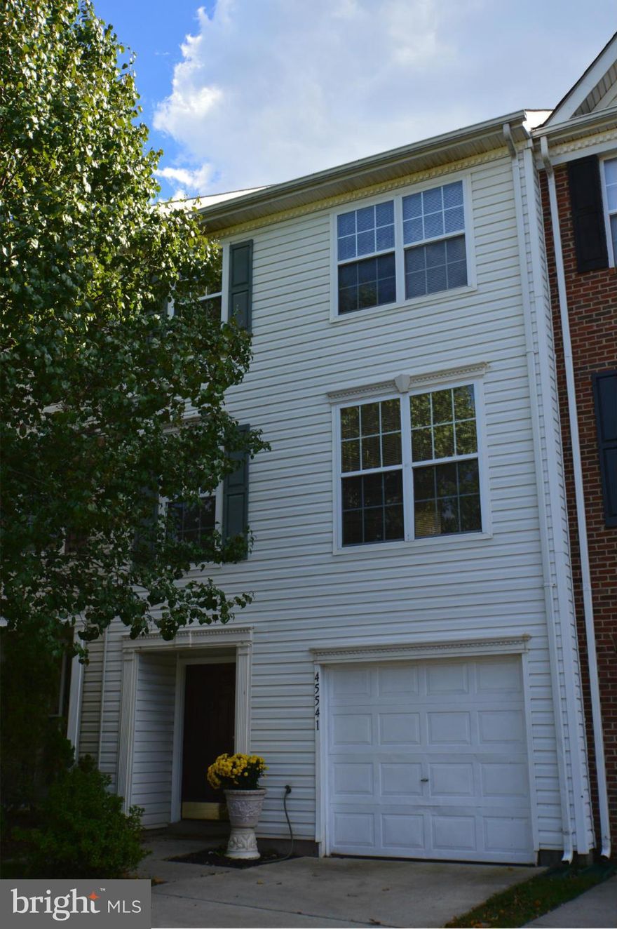 GREAT PRICE FOR GREAT LOCATION! WELL KEPT CLEAN TOWNHOUSE. FRESHLY PAINTED. LARGE SUNNY KITCHEN FACES THE TREE. GRANITE COUNTERTOPS. 4TH BEDROOM ON LOWER LVL. NEW DECK. ONE CAR GARAGE. GUEST PARKING. LARGE FENCED YARD.EXCELLENT SCHOOLS. SCHOOL BUS STOP VERY SHORT WALK. EXCELLENT COMMUTE, CLOSE TO RT 28, RT 7, TOLL RD, AND FAIRFAX CTY PKWY. CLOSE TO DULLES MALL AND ONE LOUDOUN.