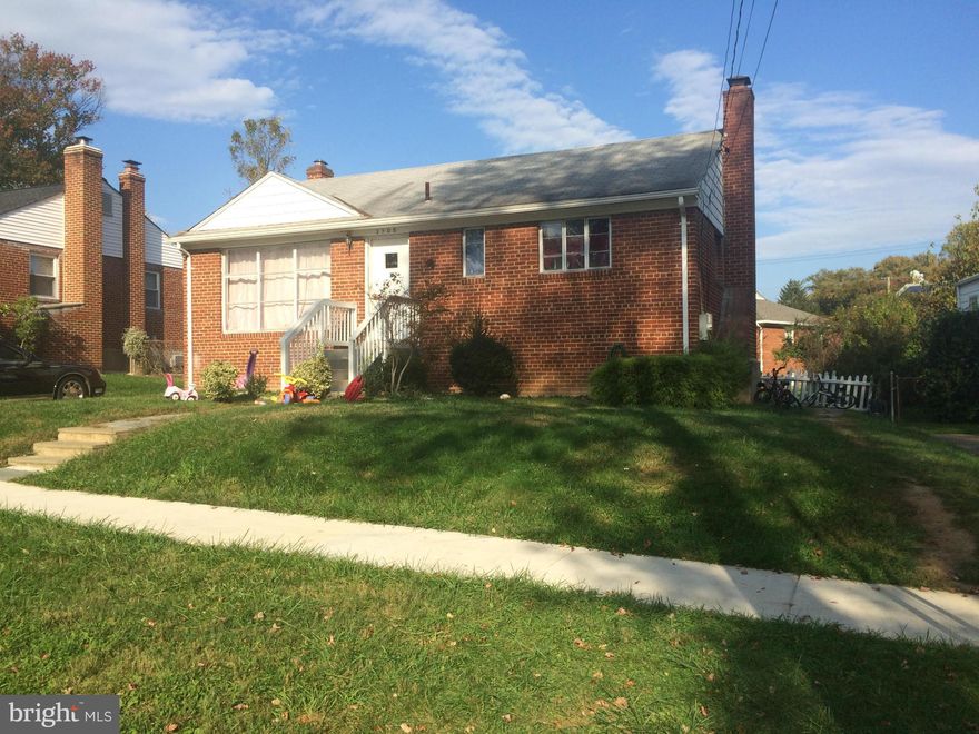 Short sale subject to bank approval. Sold " AS IS "  Needs work. Not FHA or VA Approved. Conventional loan  or Cash  only !!  Well maintained brick rambler, hardwood floors throughout main level, finished lower level with a separate entrance. Deck and fully fenced backyard.