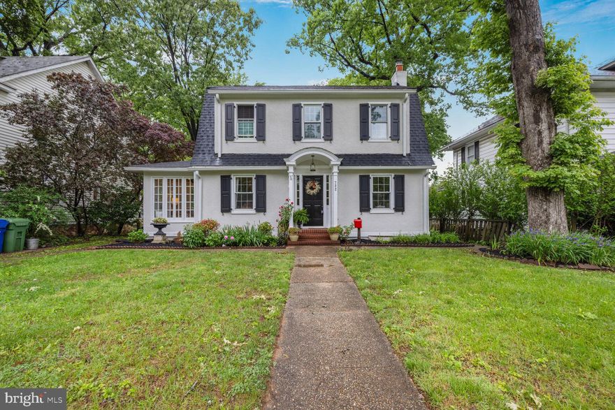 You will fall in love with this Charming Dutch Colonial renovated with the finest detail. Spacious rooms with hardwood floors, ceiling fans, three fully renovated baths, great closet space, master bedroom with a walk-in closet and jetted tub in the master bath. main level features a wood burning fireplace and a sunroom with unbelievable sunlight and shade. Updated kitchen with a main level powder room off it and rear entrance to the very spacious and shady backyard. New roof in 2021, exterior painted in 2021, furnace flue replaced in 2023, bathrooms, ceilings, shutters completed recently. Hunting Ridge is one of the most sought after areas in Baltimore. Some of the finest restaurants are 5 minutes away. Convenient to Route 695, BWI Airport, new shopping center going in up the street, walk to the park, schools close by. Don't' miss this dream home! Agents please get authorization first, the dog should be out of the house most days.