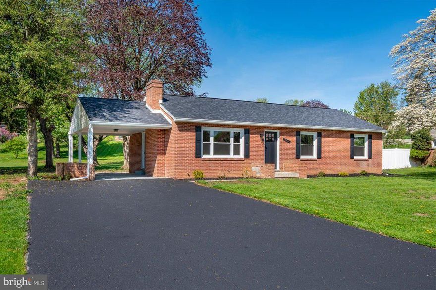 Nestled in the serene community of Orchard Hills, this beautifully renovated ranch-style home offers a perfect blend of modern luxury and timeless charm. With a major renovation completed in 2026, this residence has been thoughtfully designed to provide an exceptional living experience. As you step inside, you are greeted by an inviting atmosphere that exudes warmth and comfort. The spacious layout encompasses three well-appointed bedrooms and a beautifully updated full bathroom, ensuring ample space for relaxation and rejuvenation. The heart of the home features upgraded countertops and custom cabinets that enhance the kitchen's elegance, complemented by high-end stainless steel appliances, including a built-in microwave, energy-efficient dishwasher, and a sleek electric oven/range. The icemaker and refrigerator add convenience, making entertaining a breeze. The living area is anchored by a charming fireplace, perfect for cozy evenings spent with loved ones. Ceiling fans throughout the home provide a gentle breeze, enhancing the comfort of each room. The  basement offers endless possibilities for customization, whether you envision a home gym, a playroom, or additional storage space. Set on a generous 0.52-acre lot, the property boasts an attached carport with an asphalt driveway, ensuring easy access and ample parking. The outdoor space invites you to create your own oasis, whether it's a garden retreat or a serene spot for morning coffee. This home is not just a residence; it's a lifestyle. The combination of high-end finishes and thoughtful design creates an environment that is both luxurious and inviting. Experience the joy of living in a community that values tranquility and beauty, while still being conveniently located near local amenities. With its excellent condition and modern upgrades, this property is a rare find in today's market. Embrace the opportunity to make this exquisite home your own, where every detail has been curated for comfort and style. Discover the perfect blend of luxury and homeliness in Orchard Hills, where your dream lifestyle awaits.
Washington County Public School System:  Maugansville Elementary, Western Heights Middle School, North Hagerstown High School