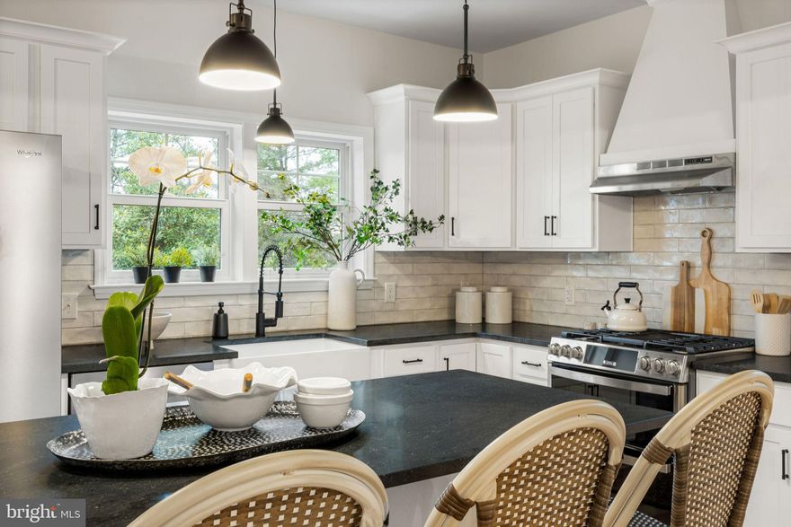 Beautiful new construction house is ready for a new family.  This beautiful 4 bedroom, 3.5 bath house has sweeping mountain views from the back deck immediately off the kitchen.  You can see the mountain that Thomas Jefferson's Monticello sits on.  New hardwood floors throughout the main level with 1 full bath, 1/2 bath, and laundry room with ceramic tile.  Enjoy the new kitchen with hardwood floors, stone counters and stainless steel appliances and dual-fuel range.  The formal living room has a full ADA bathroom to allow for aging in place should the owner want to live on 1 level.  Upstairs features a large master with en-suite bath, walk-in shower and soaking tub.  Upstairs also has 2 additional bedrooms, an office/TV room and 1 more full bath.  Side entry 2-car garage with large mudroom and interior steps to the main level and additional office/rec room in the basement.  There is NO HOA and there's room on the lot for a pool should you want to build one.