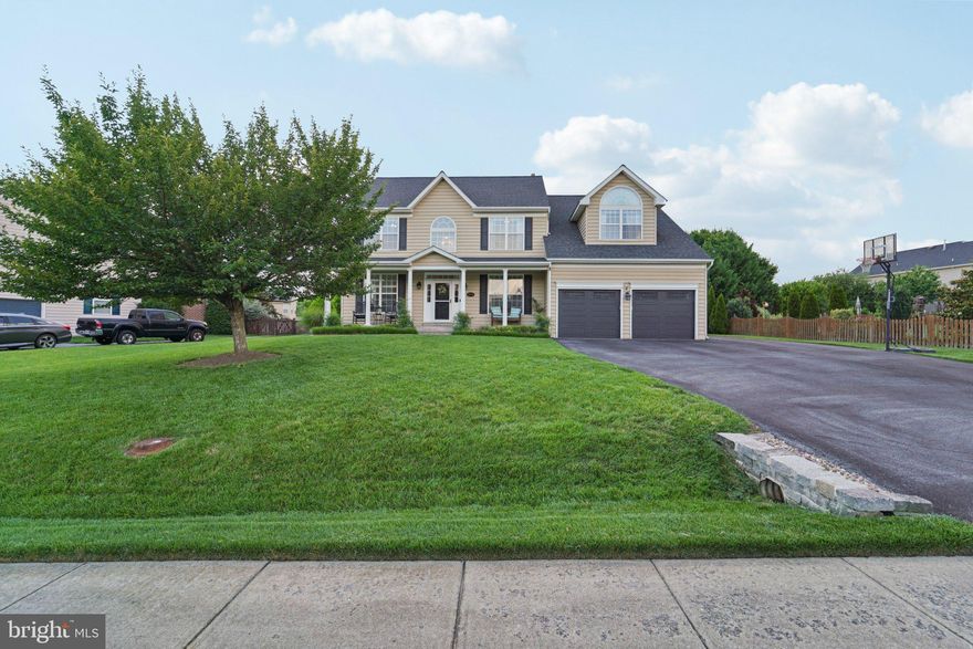 This beautifully maintained colonial-style home offers the perfect blend of space, functionality, and modern updates. Featuring 5 generously sized bedrooms and 3.5 bathrooms, this home is designed to accommodate a variety of living needs—including a fully finished walkout basement with an in-law suite, ideal for multi-generational living or guest privacy. The heart of the home is the updated kitchen, which opens to a sunlit breakfast room filled with natural light—perfect for casual dining and morning coffee. The expansive main level includes a formal dining room, a living room, a home office, and an open family room. Just off the kitchen, a screened-in deck provides a peaceful retreat overlooking the fully fenced backyard that includes a paver patio and a built-in fire pit. The yard is flat and private—great for outdoor entertaining, gardening, or play. Upstairs, the large primary suite offers a true retreat with an oversized sitting room, ideal for a home office, reading nook, or nursery. Additional bedrooms are spacious and thoughtfully laid out to provide comfort for everyone. Located just minutes from the conveniences of Frederick, this home offers easy access to commuter routes, shopping, and dining  - all while enjoying the space and charm of suburban living.