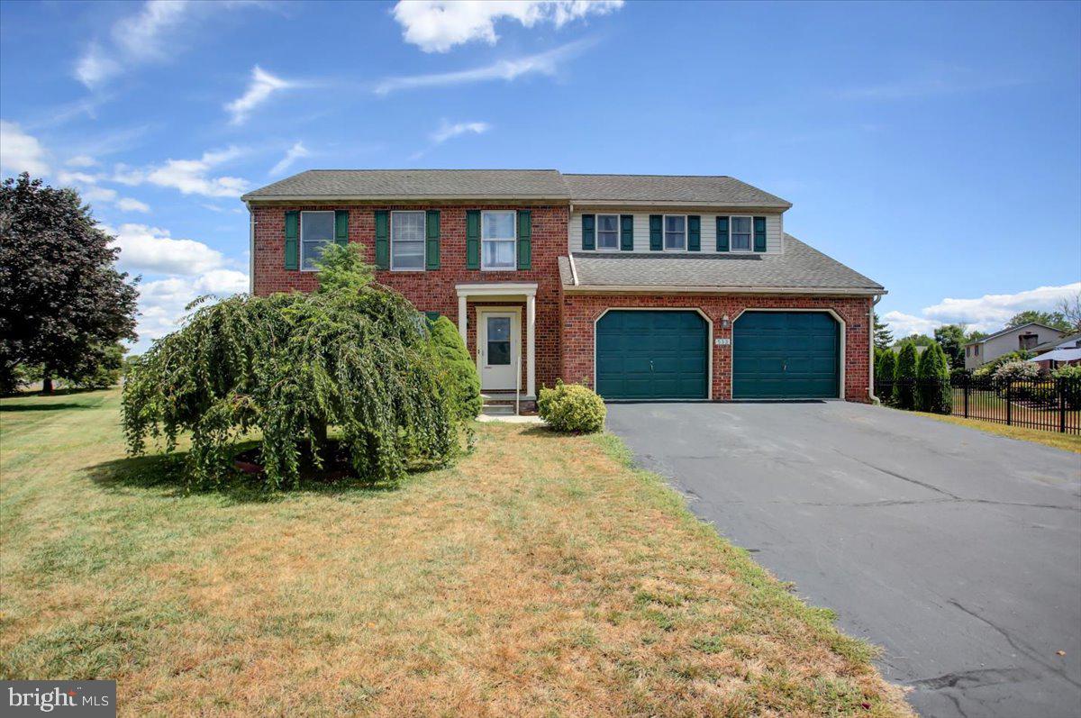 Stately Colonial in Greencastle Cul-de-Sac Near Golf Course!
Welcome to this stunning brick colonial nestled in a peaceful cul-de-sac in Greencastle. This spacious 4-bedroom, 2.5-bathroom home offers timeless charm and modern convenience, perfect for comfortable family living and entertaining.
Step onto the inviting covered front porch and into a thoughtfully designed interior featuring two generous living spaces, a formal dining room, and a large kitchen outfitted with sleek stainless steel appliances.
Upstairs, the primary suite is a true retreat with a luxurious ensuite bathroom featuring a jacuzzi tub, walk-in shower, and ample counter and storage space, plus a walk-in closet. Three additional bedrooms provide flexibility for family, guests, or a home office. One bedroom includes a walk-in closet with rough-in plumbing, offering the potential for an additional bathroom. A full hallway bathroom serves the remaining bedrooms, which are bright and welcoming.
The basement offers ample storage and includes a washer and dryer. Outside, enjoy the spacious back deck and large yard!
Additional highlights include a 2-car garage and close proximity to the local golf course!
Don’t miss your chance to own this beautiful, well-appointed home in this Greencastle neighborhood!
Property may come to market sooner than expected.
