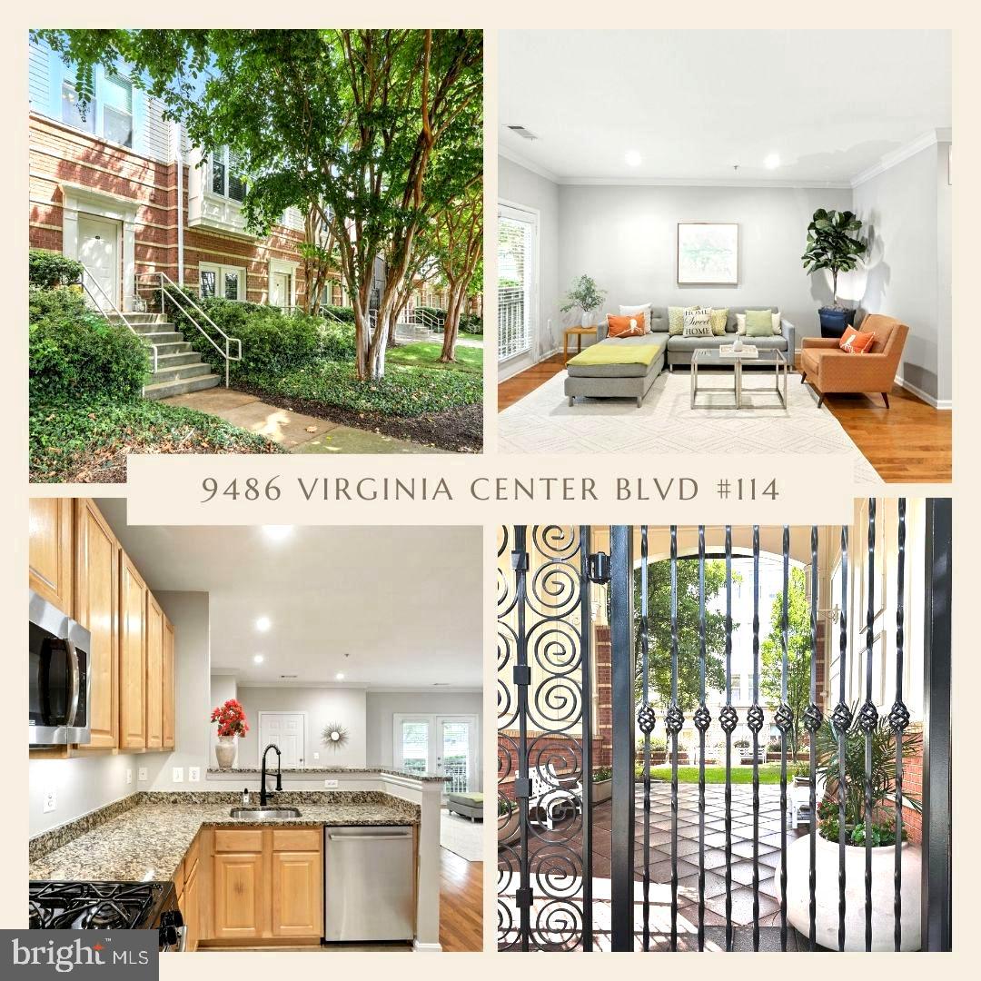 Welcome to this rarely available bright, beautiful, 2 bedroom, 2 bathroom condo. This two-level condo has 2 garage parking spots and a great energy flow that makes it feel like townhouse living. The open layout is filled with sunlit living space and the mature trees framing the exterior of the home provides a quiet luxury just steps from the Vienna/Fairfax Metro. As soon as you step into the home, you instantly feel a warm welcome. The home features hardwood flooring throughout the main living space, an updated kitchen with granite countertops and stainless steel appliances, and a home office area that caters perfectly to the busy Buyer that just needs a turn key home. Both bedrooms have their own separate bathrooms on the upper level offers a nice sanctuary and extra privacy. The location is fantastic for anyone that loves to travel via Metro into DC or other parts of the DMV. The home is situated across from the Vienna/Fairfax Metro's North Parking Lot. Minutes to Tysons, Mosaic, George Mason University, Reston, and commuter routes such as 66, 495, and 123. Don't miss out on this rare find! More Acadia Amenities photos will be posted soon!