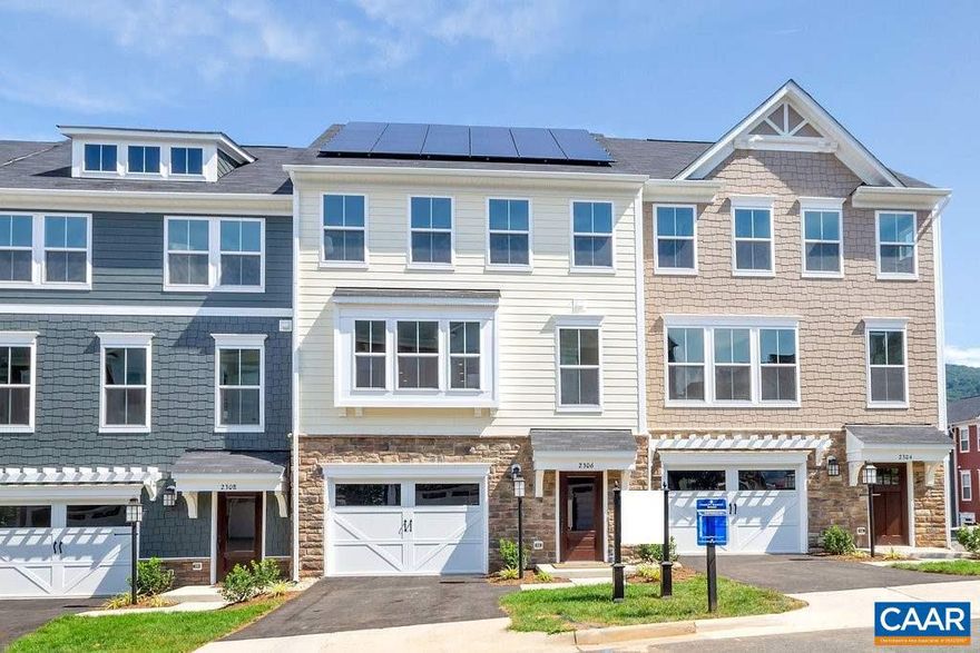 Located just minutes from the Downtown Mall, this home offers beautiful, designer inspired finishes. The effortlessly open floorplan has a spacious galley kitchen which leads to an outdoor deck that is perfect for an evening of entertaining friends and family. Soak up the Carter?s Mountain views from the rooftop terrace or while playing with your dog in the neighborhood dog park. Enjoy a weekend complete with a dinner and a movie at 5th St. Station, conveniently only a mile away! September/October 2019 Completion. Similar photos.,Granite Counter,Maple Cabinets