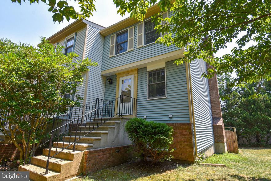 The interior will be  freshly painted and new carpet installed.   Professional photos to come after work is done.
Welcome to this 3-level end townhouse in D'Evereux West (Tartan Village).  When you walk through the front door into the foyer,  a coat closet and powder room are on your right.  The main level also has a spacious living room with windows facing the trees and dining area with pass-through to kitchen.  Kitchen has lots of counter space and an abundance of cabinets and storage.   Proceed upstairs to two good-sized bedrooms and full bath.  The lower level has a cozy family room with brick hearth fireplace and walk-out to private fenced-in back yard.  Lower level also includes a half bath, laundry room and storage.  This is all located in a quiet, convenient community, far from the traffic noise and backs up to common area for added privacy.  It's situated near major commuting routes, two Metro stations, shopping, restaurants, schools,  park, Old Town Alexandria, and Ft. Belvoir.  Two assigned parking spaces!