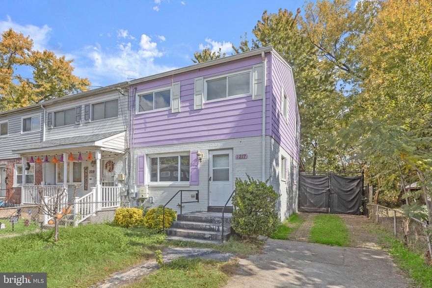 Don't miss out on this incredible opportunity to own a charming end unit townhome in the desirable Hyattsville area. The main level features an ample living room, a separate dining area, a bright kitchen, a half bath and a door that leads you to the concrete covered backyard, which is ideal for both everyday entertaining. Upstairs you will find three nicely sized bedrooms and a full bath. Downstairs, the fully finished basement offers two additional rooms, a full bath, and a sitting area – perfect for guests, in-laws, or potential income opportunities. Off street parking is a plus! Located just minutes from FedEx Field, Route 50 for easy access to Washington, D.C. and a straight shot up Route 50 East to access the Eastern Shore and all it has to offer. Just a short driving distance to shopping, dining, and commuter routes, this home checks all the boxes.