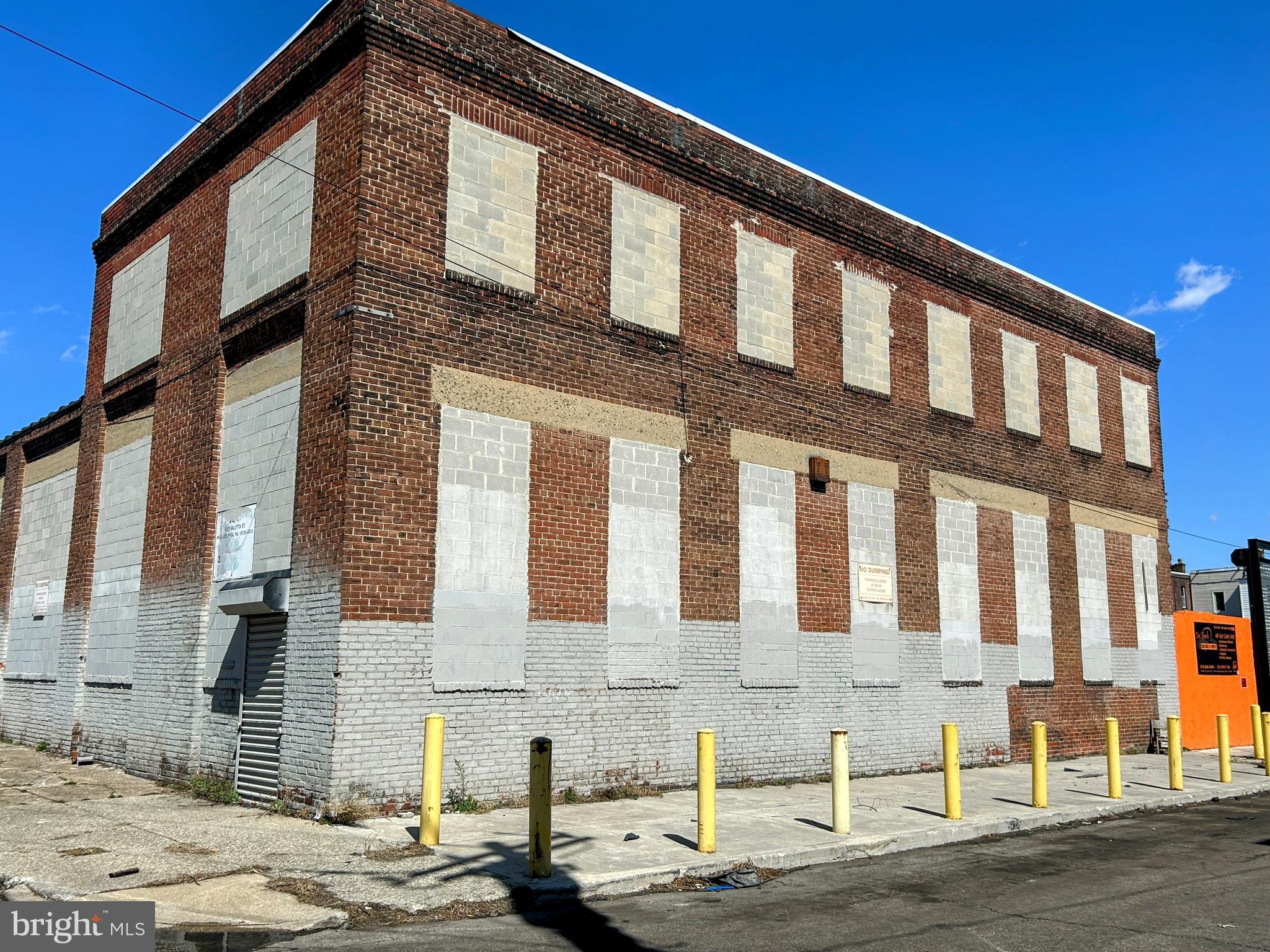 Corner Industrial Property For Sale, in the Frankford/Harrowgate area of Philadelphia. Approx 10,814 SqFt (with 2,000+/- SF on the second floor).Â
This very well built block and brick constructed building is currently owner occupied by an appliance warehouse, but will be delivered vacant.
ICMX Zoned with many possible approved uses. Features three roll up doors (approx 12'x14', 10'x10', 4'x8'), 3 Phase electrical service, 16' column spacing, 14' clear span to the beam (17' 4" to ceiling). 14,000+ VPD traffic counts at the closest intersection.Â
Very close proximity to Frankford Ave, Kensington Ave, Erie Ave, Torresdale Ave & Aramingo Ave.