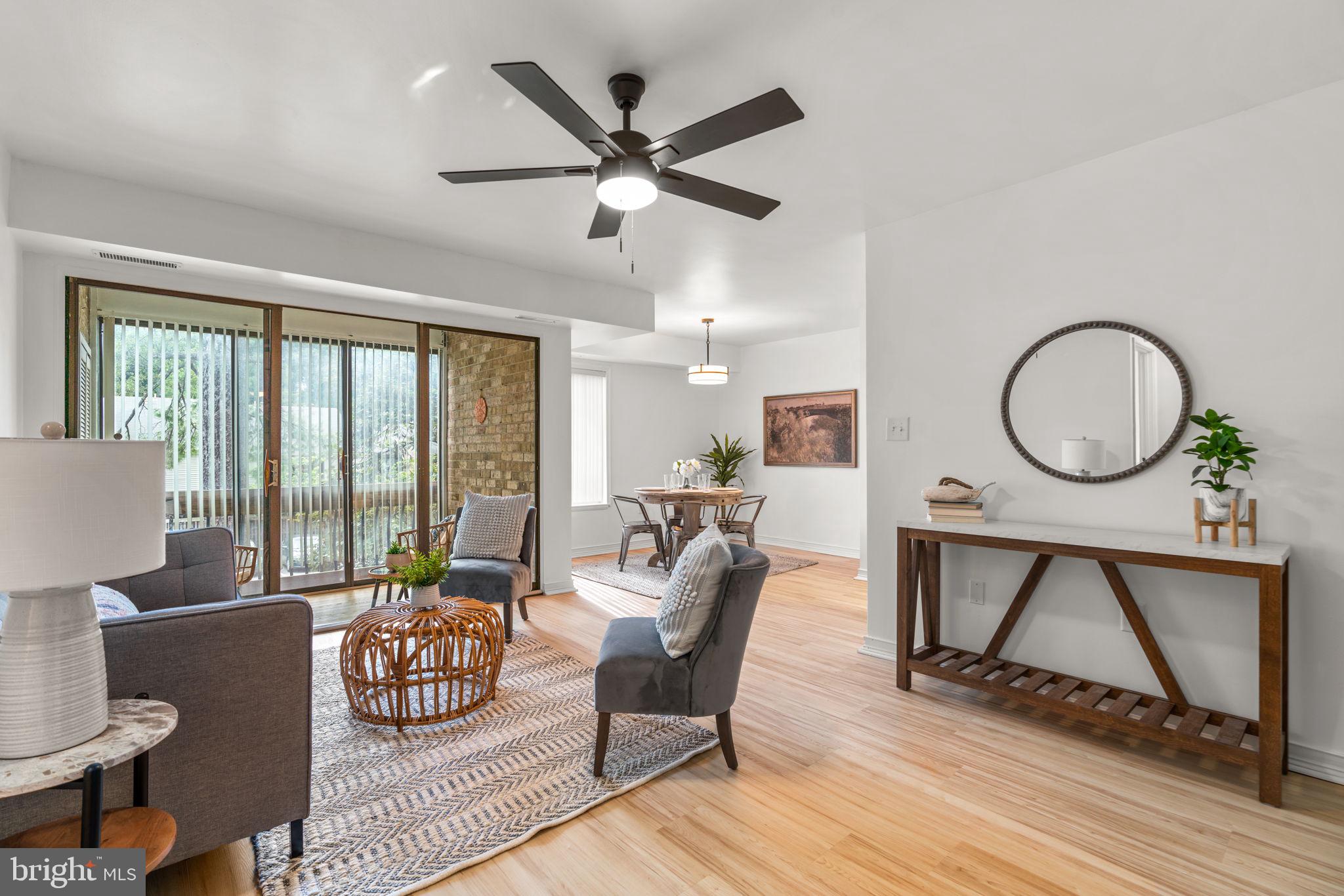 This beautifully refreshed 1-bedroom, 1-bath condo is located in the heart of Columbia’s highly sought-after Wilde Lake community. With thoughtful updates throughout, this light-filled second-floor home offers the perfect blend of style, comfort, and convenience. Step inside and enjoy brand-new luxury vinyl plank flooring, fresh paint, and a stylishly updated kitchen with quartz countertops, subway tile backsplash, new sink, and brand-new stainless steel refrigerator and 2 year old dishwasher. The spacious living area is enhanced by a cozy wood-burning fireplace, creating warmth and charm all year long. The large bedroom includes a generous walk-in closet, while the enclosed balcony provides a flexible space—perfect for a home office, reading nook, or a quiet retreat. Everyday living is made easier with access to a convenient laundry room, one assigned parking space, and plenty of guest overflow parking for your visitors. The Wilde Lake community offers tennis courts, scenic walking paths, and is just steps away from shopping, dining, and your morning coffee at Starbucks. You’re also minutes from Howard Community College, The Mall in Columbia, Lake Kittamaqundi, and Merriweather Post Pavilion. Commuting is simple with easy access to Route 108, Route 29, Route 32, I-95, Route 100, and more. Whether you’re looking for your own new home or seeking a great investment opportunity, this condo has it all—modern updates, desirable location, and community amenities that make it truly special.