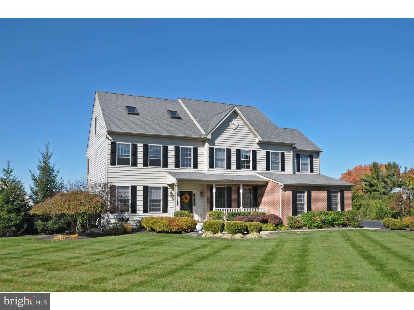 Amazing 6 bedroom custom brick colonial with pool, finished basement, 3 car garage & fabulous 3rd floor addition on a beautifully landscaped, fenced, 1.84 acre lot in award-winning Methacton School District. Featuring an open floor plan, newer Brazilian cherry hardwood floors, triple crown molding & wainscoting throughout, this home has everything for the discerning buyer who loves to entertain or relax. The 2-story entrance foyer features French doors opening to the 1st floor Study with cherry hardwood trim. The foyer also leads to the connecting Living and Dining Rooms for the perfect entertaining flow. The Gourmet Kitchen with ceramic tiled floor, granite counters & center island opens to both the sun-drenched Breakfast Room with walls of windows and to the 2-story Great Room with brand new hickory wood floor, marble, gas fireplace and back staircase. The luxurious Master Suite features a Sitting Room, walk-in closet & spacious full bath with vaulted ceiling. 3 additional bedrooms with full bath complete the 2nd floor. The finished 3rd floor includes a recreation area, 2 bedrooms, a gorgeous full bath & walk-in attic. The exciting finished basement features a custom wood bar, 2 recreation areas, a 2nd office & an exercise room. A door from the Breakfast Room provides access to the tiered trex deck w/built-in seating, leading to the pool, adjacent Koi Pond and fire pit overlooking the fully fenced gorgeous grounds. The township has many terrific parks, plus the property is close to the town of Skippack with excellent shopping and restaurants, and provides easy access to King of Prussia mall. 1 Year Home Warranty included. This is a terrific opportunity!
