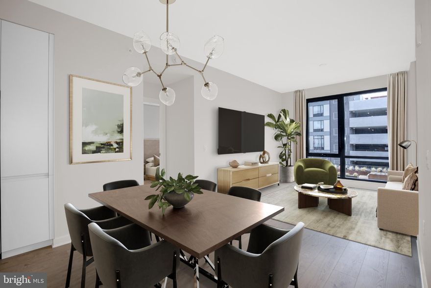 Schedule an appointment to tour The Oak, now over 55% sold and "move-in" ready.  

Unit 414 also includes: southern exposure, overlooking 5,000 SF landscaped residents' terrace, 10' ceilings, and 1 parking space. This unit has an open floorplan, two-tone European inspired frameless kitchen cabinetry, matte black hardware and fixtures, quartz countertops, tile kitchen backsplashes, kitchen islands, ENERGY STAR® Bosch kitchen appliances, full-size GE washer/dryers, LED light fixtures, Porcelanosa wide-plank wood-style flooring, high ceilings and expansive windows. 

Building Amenities Include: 5,000 SF outdoor terrace with gas grills, bar seating, dining and lawn, cozy penthouse terrace with dining and lounge seating, residents’ lounge with fireplace, lounge and communal dining, fitness center with cardio equipment and free weights, 24-hour front desk, secure bike storage, car detailing station, and pet washing station.