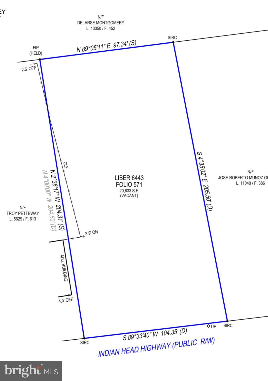 Parcel 550 INDIAN HEAD HIGHWAY