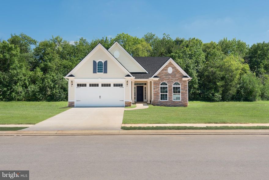 Brentwood built to customer's specifications - entered for comp purposes - features include: over 2,400 sq ft. on 2 levels, 3 beds and 2 baths on main level, finished basement w/ bath rough-in, screened in porch, hardwood floors and partial brick front! Images shown are representative only.