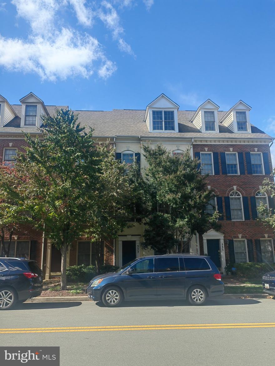 4-level townhouse w/ 4BR & 3.5BA, just 2 blocks from Fallsgrove village center shops & dining. Upgraded eat-in kitchen w/ island, granite, tile floors & backsplash + renewed deck. Open living/dining w/ bamboo floors, gas fplc & beautiful crown molding. MBR w/ walk-in closet, vaulted ceiling & spa jacuzzi bath. Soaring top-floor loft w/ full bath. Ground-floor office/guest rm. 2-car garage.