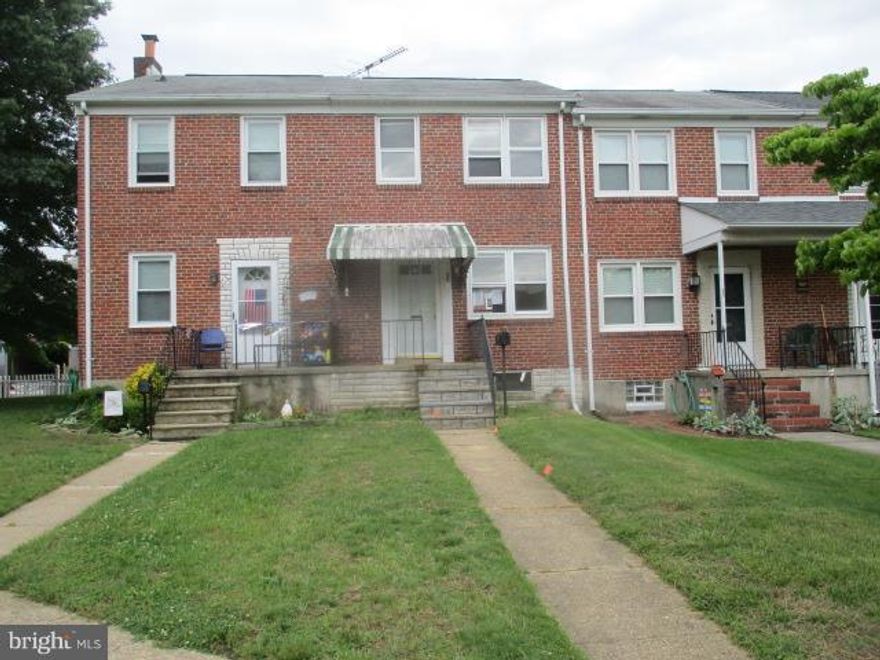 3 levels of living space in this all brick town home with covered front porch. Huge deck off kitchen that leads to fenced rear yard with parking pad. Open floor plan on main level. Updates in the past to include kitchen, windows,baths & more. Upper level has 2 generous size bedrooms & full bath. Knotty pine family room in lower level with 1/2 bath & separate laundry area. View docs, INVESTORS 6.17