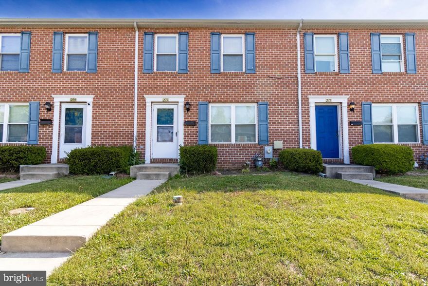 Buyers Financing fell through.  Multiple Offers in hand Highest and Best offer by 8p tonight 6/29/23.All Brick townhome in Aberdeen with 3 bedrooms.  1.5 baths, large open Kitchen, and dining room area.  Unfinished large basement, rear deck with level rear yard.  Close to Aberdeen Proving Grounds, schools, interstate 95, water for boating, and lots of shopping nearby.