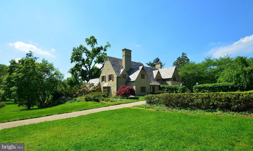 Beautiful English Cotswold home in North Roland Park on over an acre plus an additional 2+ acre building lot. Property contains a private courtyard, rear patios and mature plantings. Incredible details including beautiful paneling, two fireplaces and guest quarters with an Au-pair suite. Enjoy the amenities of this beautiful home in this prestigious community.