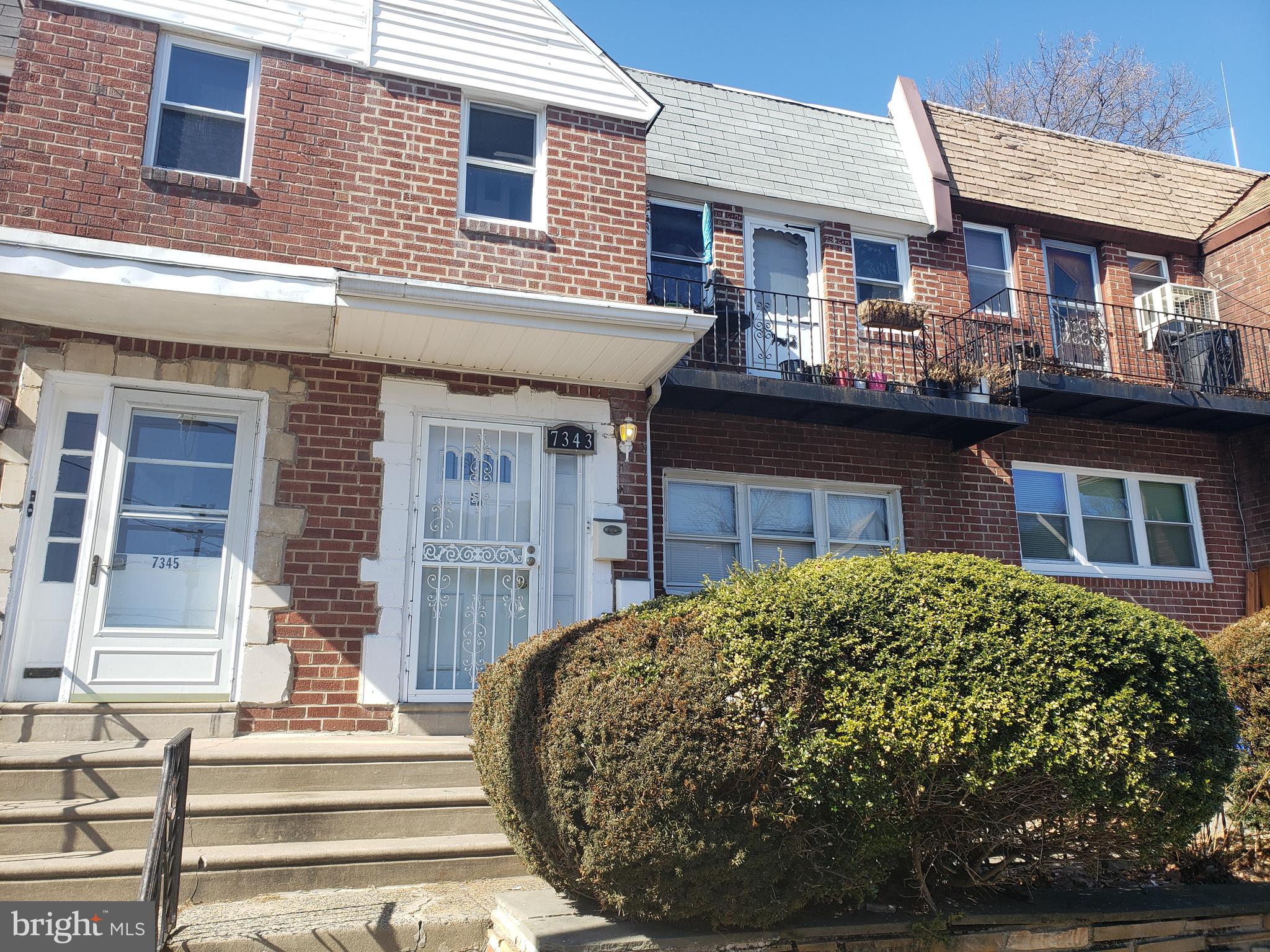 Good Condition 2 + 2 Duplex in Overbrook Park. This property was originally built as a duplex and thus the building layout is set-up perfectly for (2) families. Main entrance is a common area hallway with access to both units and common area lower level. Lower level area contains laundry area, private storage rooms for each unit and a large enclosed garage area. Both 2 bedroom, 1 bathroom apartments have separate utilities, identical in layout, finishes and flooring. Primary difference is that the 2nd floor unit has a wrought-iron walkout balcony. Both units feature refinished hardwood flooring , updated kitchens and new heating systems. Exterior area features a patio for each unit and 2 private driveway parking spaces. Both units are occupied. Both tenants are currently paying $1,400/month on month-to-month leases. Property can be purchased by investor or owner occupant. Tenants are current on rents and very pleasant. Easy to show and view.
