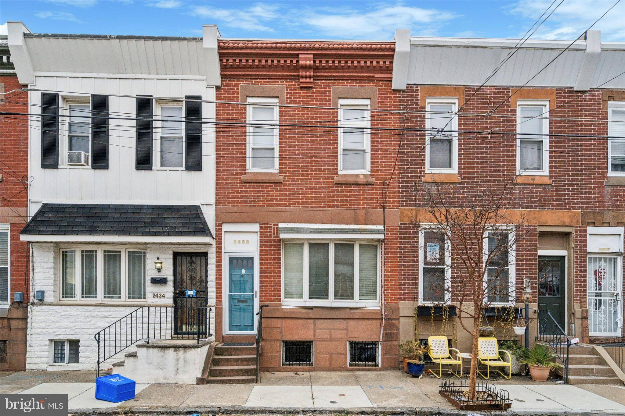Step into timeless elegance at this beautifully updated 3-bedroom, 1-bathroom rowhome in the heart of Ole Kensington. Built in 1875, 2432 E Hazzard Street boasts a stunning brick façade with a classic brownstone skirt that captures the historical charm of the neighborhood while showcasing tasteful modern updates. Inside, you’ll find an inviting space that balances vintage character with contemporary appeal. The home features new windows that fill every corner with natural light, and the newly installed flooring adds a fresh, polished look. The updated kitchen is a true highlight, blending modern design with thoughtful touches that nod to the home's storied past. Throughout the home, elements of its history have been preserved, offering a fanciful, nostalgic ambiance that is sure to captivate. Whether it’s the intricate details of the craftsmanship or the unique character that only a 19th-century home can provide, this property is a rare find. Situated on a quaint street in one of Philadelphia's most sought-after neighborhoods, you'll enjoy the best of both worlds: the vibrant energy of Fishtown's shops, restaurants, and entertainment, combined with the serenity of a cozy, historic home. Don't miss this opportunity to own a piece of Philadelphia history, updated for today’s lifestyle. Schedule your tour today!
