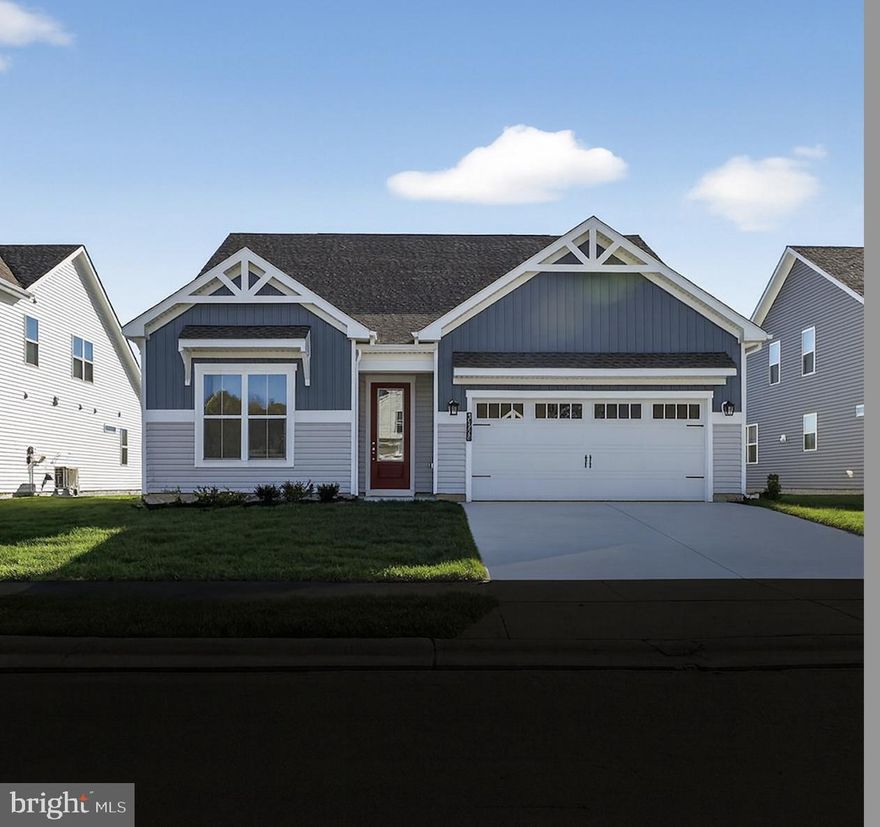 Move-In Ready NOW! Live just minutes from the ocean’s edge in Sandpiper Cove, a brand-new, coastal community of single-family homes perfectly nestled between Selbyville and Fenwick Island. Just 0.7 miles from Route 54 and steps from the Freeman Arts Pavilion, this community delivers the ideal blend of location, lifestyle, and luxury. With only 68 home sites, Sandpiper Cove offers an exclusive, close-knit atmosphere paired with resort-style amenities—including a private clubhouse, pool, fitness center, and scenic nature trails. The Tyndall is a single-story home tucked onto a private wooded homesite with peaceful pond views. Enjoy 3 bedrooms and 2 full baths thoughtfully laid out for privacy and comfort. This open-concept floorplan provides a spacious great room, corner kitchen, and bright breakfast nook. The serene primary suite includes a large walk-in closet and spa-inspired bath featuring a walk in shore with a built-in seat for comfort. With designer finishes throughout including quartz countertops, elegant flooring, custom tile work and cozy fireplace. This home is smart and sustainable as well and is built to the highest standards including Indoor AirPLUS® and Zero Energy Ready™ certified providing enhanced comfort, cleaner indoor air, and energy savings. Homes in this sought-after community are selling fast. Secure your spot at Sandpiper Cove today.