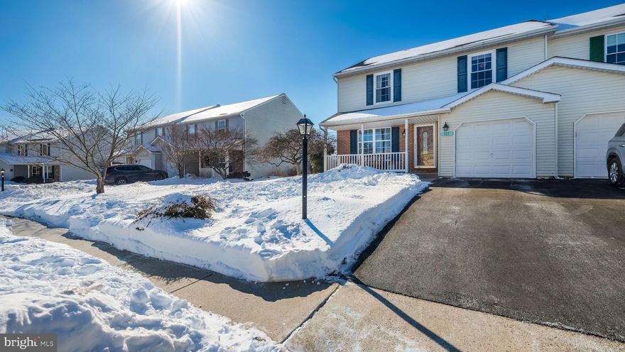 Welcome to your new home in Franconia township!  This delightful 3 bedroom, 2.5 bath twin home offers the perfect blend of comfort, style, and convenience. Step inside and you’ll discover a bright, open floor plan with plenty of natural light. The spacious living areas flow seamlessly into the kitchen - ideal for daily living and entertaining alike. The centrally located kitchen offers plenty of cabinetry, granite countertops, stainless steel appliances, a center island, gas cooking and a large pantry, checking off all the boxes! All rooms seem to branch off from here.  The dining area is an informal and very useful space right off the kitchen with custom double windows and abundant natural light. A home office is tucked next to the dining area and is just the right size without being wasteful. This home has a large addition that adds valuable square footage, offering a fantastic family room with vaulted ceilings, skylights and a workspace running the length of one wall that’s perfect for homework or project stations, crafts, a second office, or turn it into what fits your needs!  A convenient half bath on the main level adds to the thoughtful layout. Head on upstairs and you’ll find a primary bedroom with an ensuite bath, generously sized second and third bedrooms and a hall bath.  A convenient half bath on the main level adds to the thoughtful layout.
This home also offers a partially finished basement, providing extra space for a gym or play/gaming area and has a wall of closets to help with your storage needs.  There’s also a utility room and laundry area that provide ample storage.  Outside, enjoy the security of a fenced backyard, perfect for pets, gardening, or summer barbecues.  A paver patio adds to the outdoor enjoyment.  A one-car garage offers secure parking and additional storage.

Located in a desirable neighborhood in Franconia Township, you’ll be close to local schools, parks, shopping and easy commuter roads.  Well respected Souderton Area School District.
You've got to see this one to believe all that it offers, it's too sweet to miss....make an appt with your Realtor and take home a box of Girl Scout cookies!