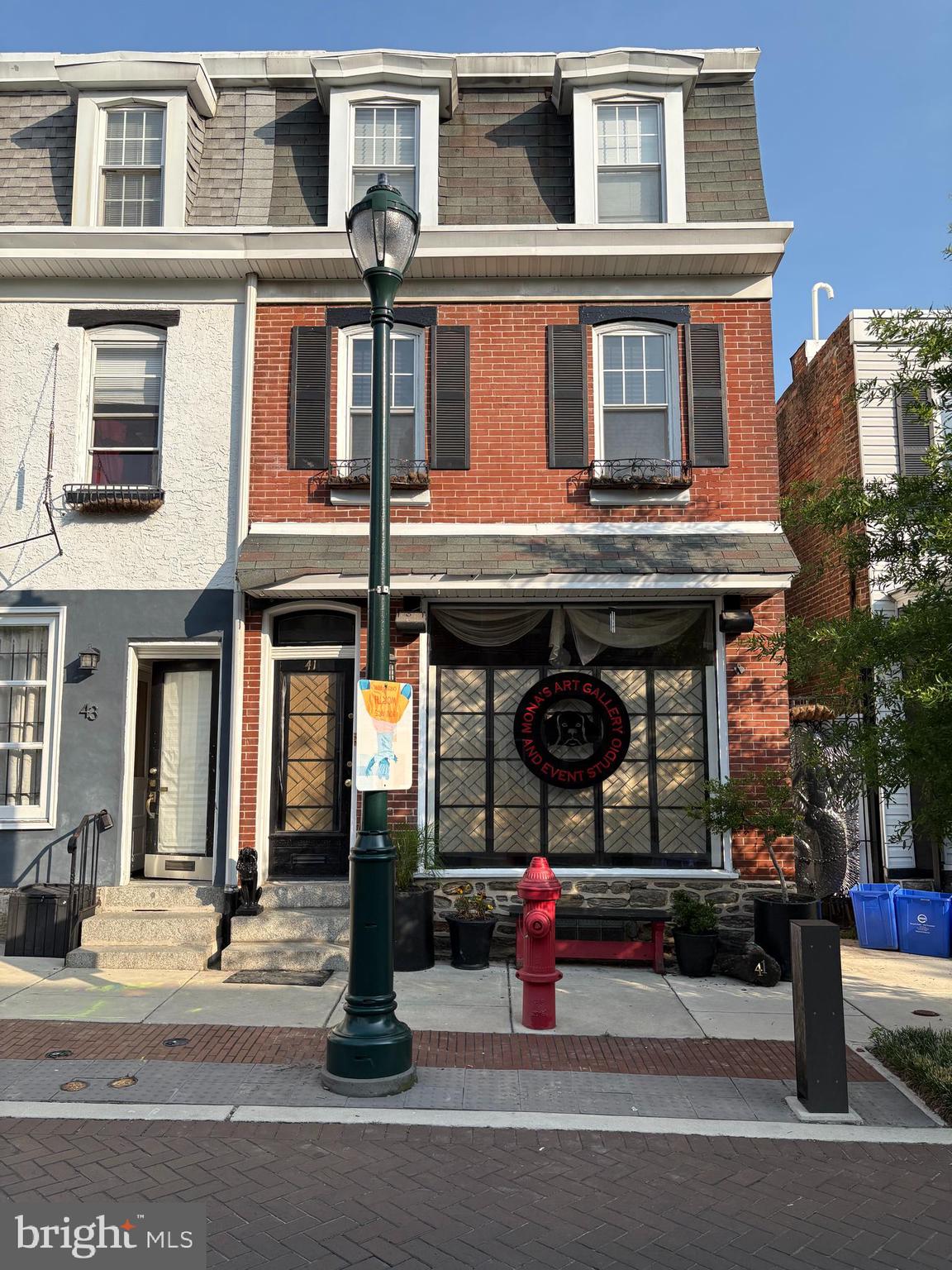 Located on Germantown’s charming, pedestrian-only Maplewood Mall, 41 Maplewood is a three-story mixed-use brick property ideal for investors or owner-occupants. The ground-floor unit includes one bedroom, one bath, a large private yard, and is perfect for a live/work or creative studio setup. The upper levels feature a renovated bi-level, two bedroom, one bath residential unit.
This is a unique opportunity to own in a high-visibility, walkable corridor (Walk Score 94) surrounded by local cafés, boutiques, and galleries. Perfect for artists, entrepreneurs, or those looking to invest in Germantown’s continued revitalization.
Showings by appointment only. 24-hour notice required for all showings. Property is tenant occupied in both units.