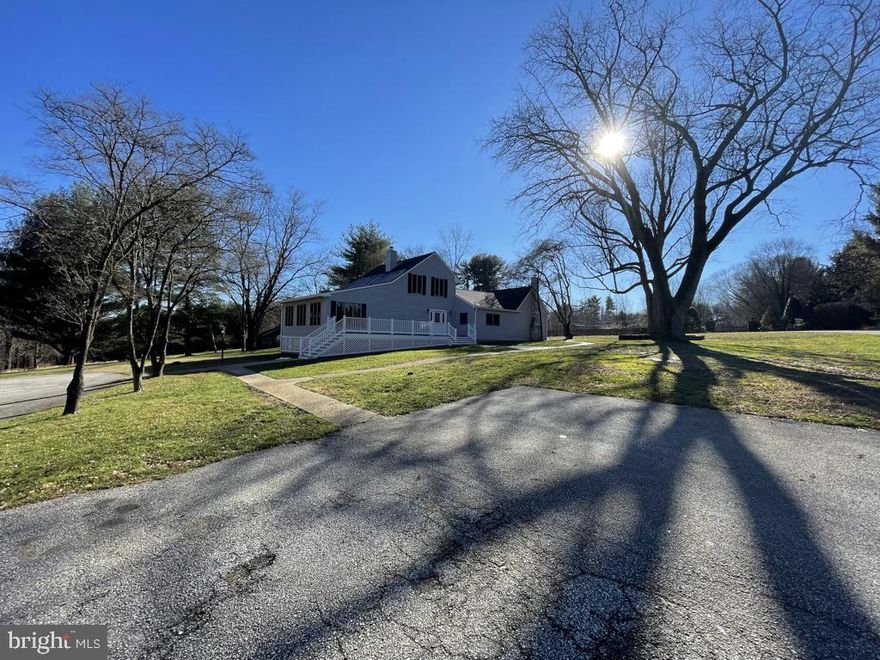 Wonderfull, Completely Renovated, (Like Brand New), Fantastic Location, Private Setting, Foyer w/ 2 Coat Closets, Large Eat In Granite Kitchen w/ High End Appliances, 1st Floor Primary Bedroom Suite w/ Sitting Room, Family Room off Kitchen, 1st Floor Powder Room and Separate Laundry, Beautiful Living Room w/ Gas Fireplace. Upstairs Has 2 Bedrooms a Full Bathroom, and an Upstairs Workroom/Family Room. Hickory Flooring Throughout, Lots of Exposed Wood Trim, Outside Stone Fireplace, Quiet Country Setting ten minutes to Hunt Valley or the Beltway. Essentially A Brand New Home.