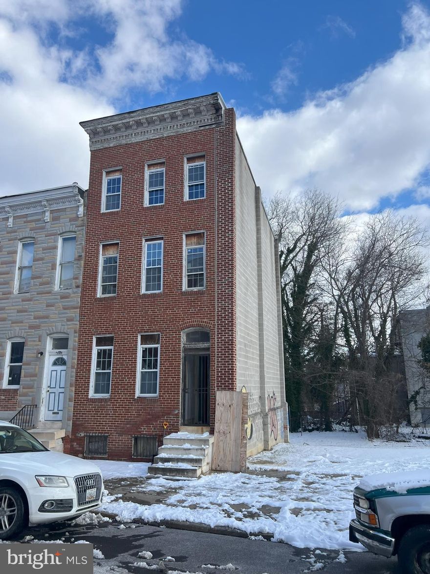 501-507 Stricker Street as well as 1422 Franklin Street for sale as a package.  Almost 5,600 square feet of lot space allows for 7 units to be built here. Plans currently available to make existing structure into a 3 unit property with (2) 1 bedrooms and (1) 3 bedroom unit. Property needs full rehab but has walk out lower level in the rear allowing for easy access. This prime location is on the border of the recently awarded $85 million grant to transform route 40 to a park. Currently fantastic walking trails with workout equipment is on the roadway. Don't miss out on this change to develop a multi unit and subdivide to build a second, or hold for future appreciation!