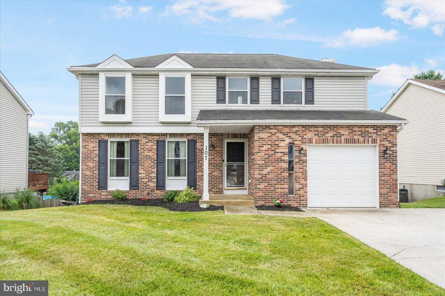 Multiple Offers Received.  Please submit highest and best offer by 7/17 at Noon.  Welcome to 107 Whisperwood Ct, Abingdon, MD 21009! This meticulously updated 4-bedroom, 2.5-bathroom home with a 1-car garage is a true treasure. As you step inside, you'll be greeted by luxurious LVP flooring that spans the main floor, creating a seamless and elegant flow throughout the living spaces.

The expansive living and dining areas offer ample room for entertaining guests or enjoying cozy family gatherings. The heart of this home is undoubtedly the gourmet kitchen, featuring stunning quartz countertops, a sleek tile backsplash, and top-of-the-line stainless steel appliances. The kitchen seamlessly opens to the family room, where a charming wood-burning fireplace invites you to unwind and relax. From here, sliding doors lead you to a spacious Trex deck, perfect for outdoor dining and lounging.

Upstairs, the home continues to impress with four generously sized bedrooms. The primary suite is a private retreat, complete with a dual vanity sink and a custom tile shower that exudes spa-like luxury. Each additional bedroom offers ample space and comfort, ensuring everyone in the household has their own serene haven.

The lower level of the home is fully finished and features LVP flooring, providing a versatile space that can be used as a recreation room, home office, or additional living area. The walk-out level allows easy access to the backyard, where you'll find a flat and expansive yard that offers endless possibilities for outdoor activities, gardening, or creating your own oasis.

With its thoughtful updates, spacious layout, and prime location, 107 Whisperwood Ct is more than just a house—it's a place you'll be proud to call home. 

Don't miss the opportunity to make this stunning property your own and enjoy all the comfort and elegance it has to offer.