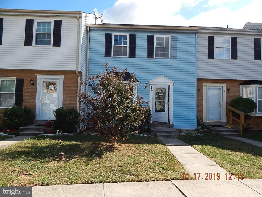 Sold As Is!No offers accepted w/o POF. EMD check must be made out to buyer's title company. Please use offer forms under Docs for all offers. This 3 bedroom 1 and 1/2 bath has deck off back. This Property has been identified as being in FEMA Flood Zone _X__ NO special flood hazard area.  Ground rent if any to be determined.  This property may qualify for Seller Financing (Vendee). Seller does not split transfer and recordation taxes.