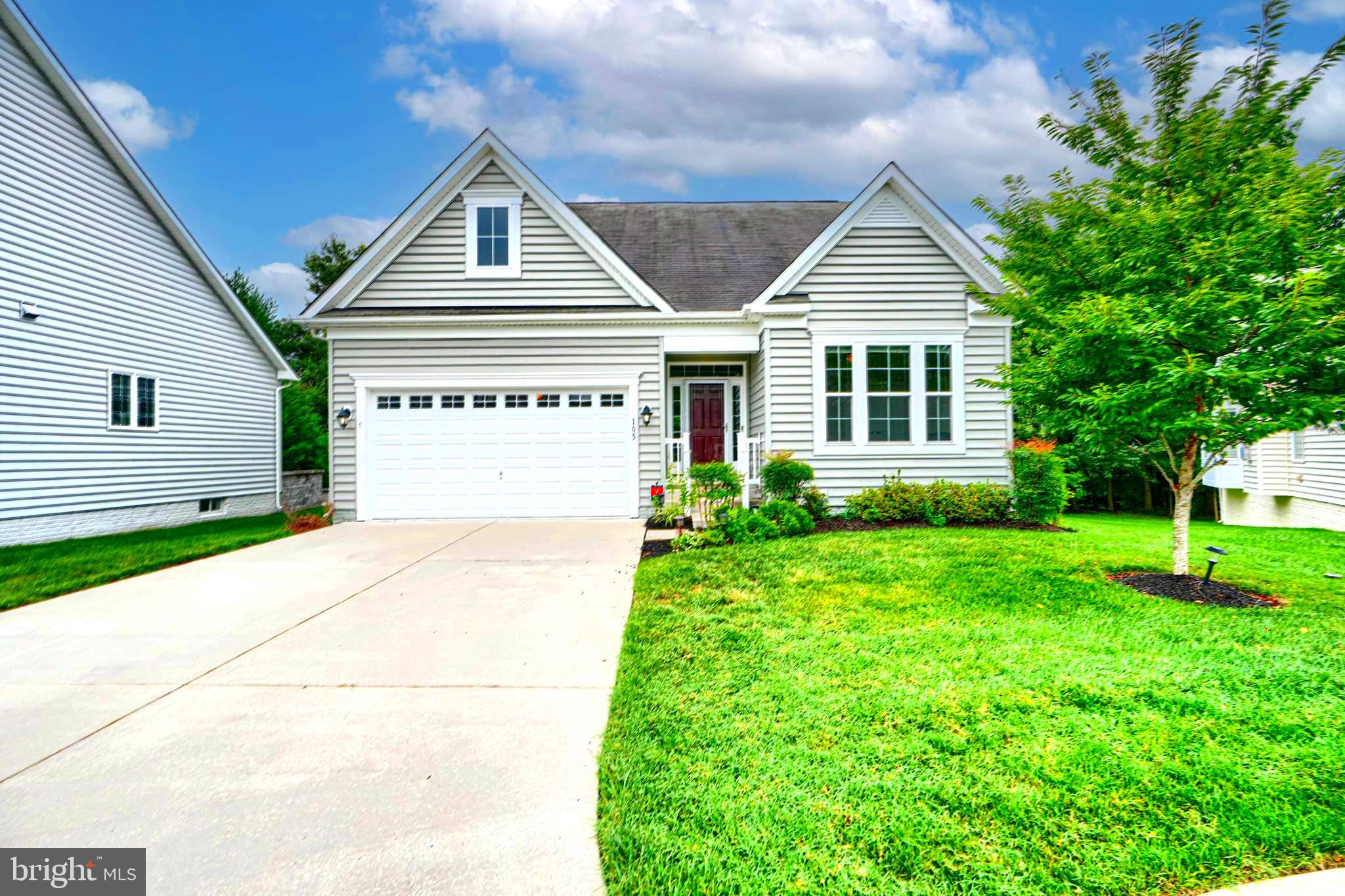 Welcome to 105 Sanderling Ct, a beautifully maintained home tucked away in a quiet cul-de-sac within a sought-after 55+ gated community. Built in 2016 by Williamsburg LLC and lovingly cared for by only two owners, this property offers comfort, convenience, and modern upgrades.
The main floor features an open and inviting layout with 3 spacious bedrooms and 2 full bathrooms, ideal for single-level living. The kitchen is a cook’s dream, complete with a double oven and brand-new countertops, flowing seamlessly into the dining and living areas. A brand-new Trane compressor adds peace of mind for efficiency and reliability.
Downstairs, you’ll find a versatile lower level perfect for entertaining, featuring a large gathering area, a 4th bedroom, and an additional full bathroom. Ample utility room storage ensures everything has its place.
Outside, enjoy the ease of a 2-car garage and the low-maintenance lifestyle this community provides—your HOA takes care of lawn maintenance and snow removal, so you can focus on what matters most. Community amenities include a welcoming clubhouse, perfect for socializing and relaxation.
This home truly offers the best of both worlds—modern updates, thoughtful design, real hardwood floors throughout main floor and worry-free living in a vibrant, active community with only few steps from the beautiful Marley Creek River.